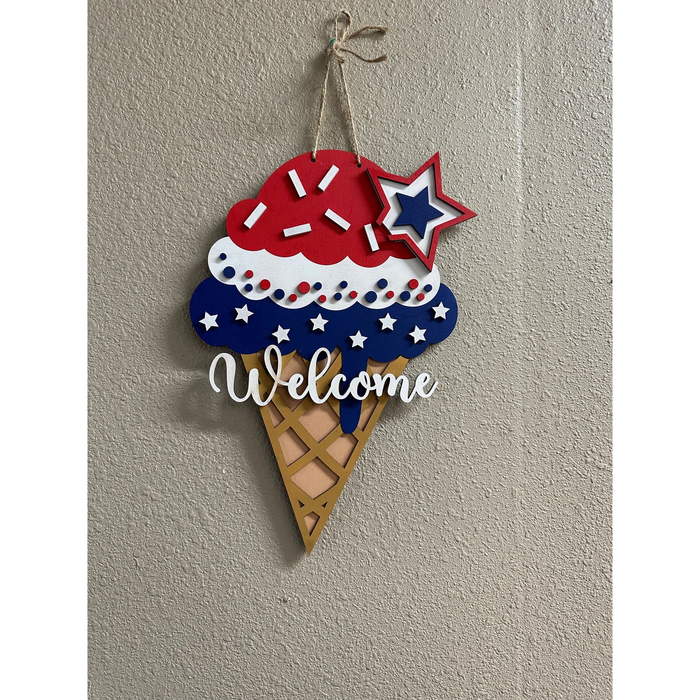 Patriotic Ice Cream Patriotic Wall Decor