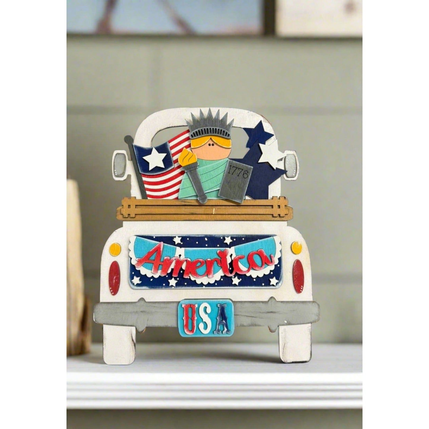Lady Liberty Truck Interchangeable Add On with Truck