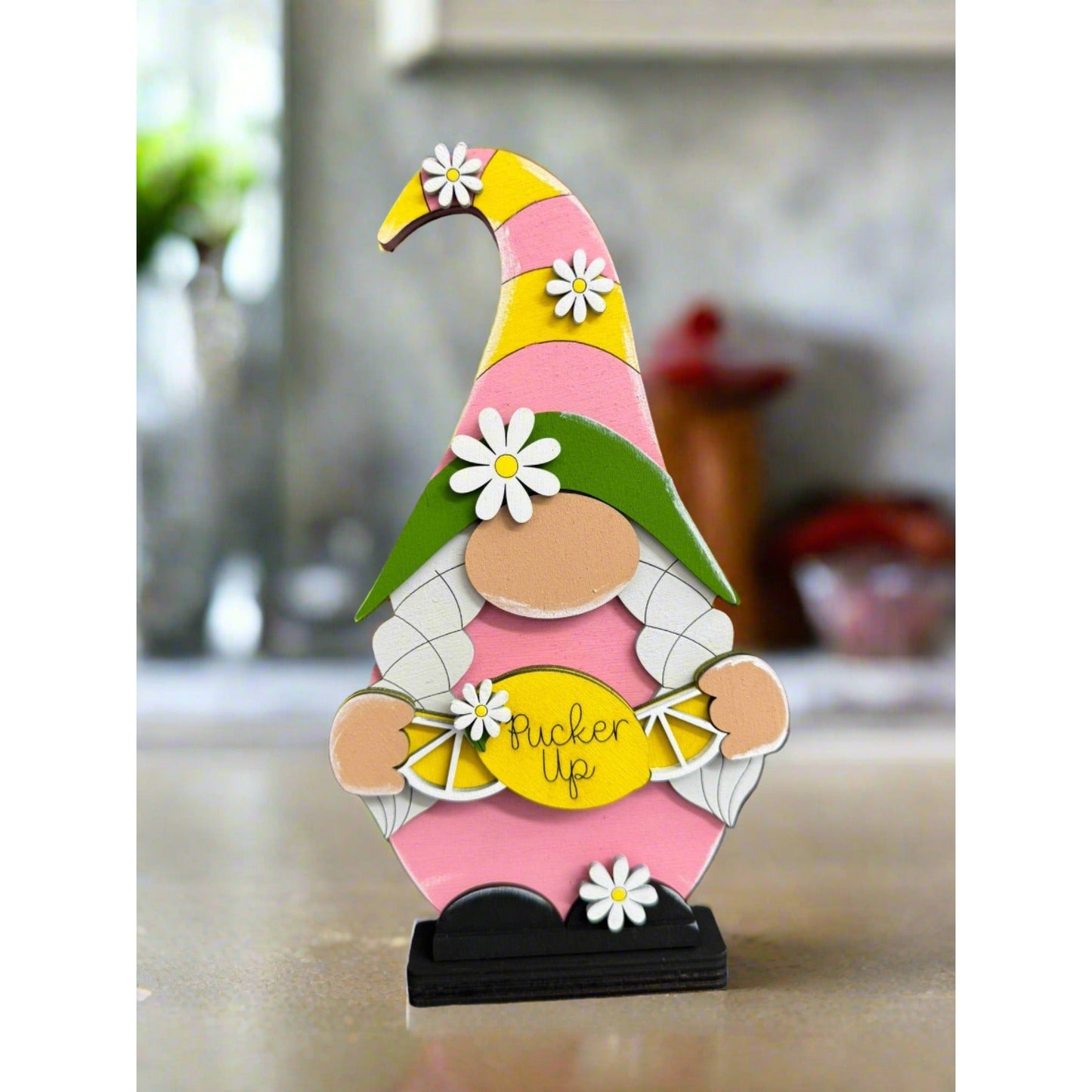 Lemonade Gnomes Summer Shelf Sitter Girl