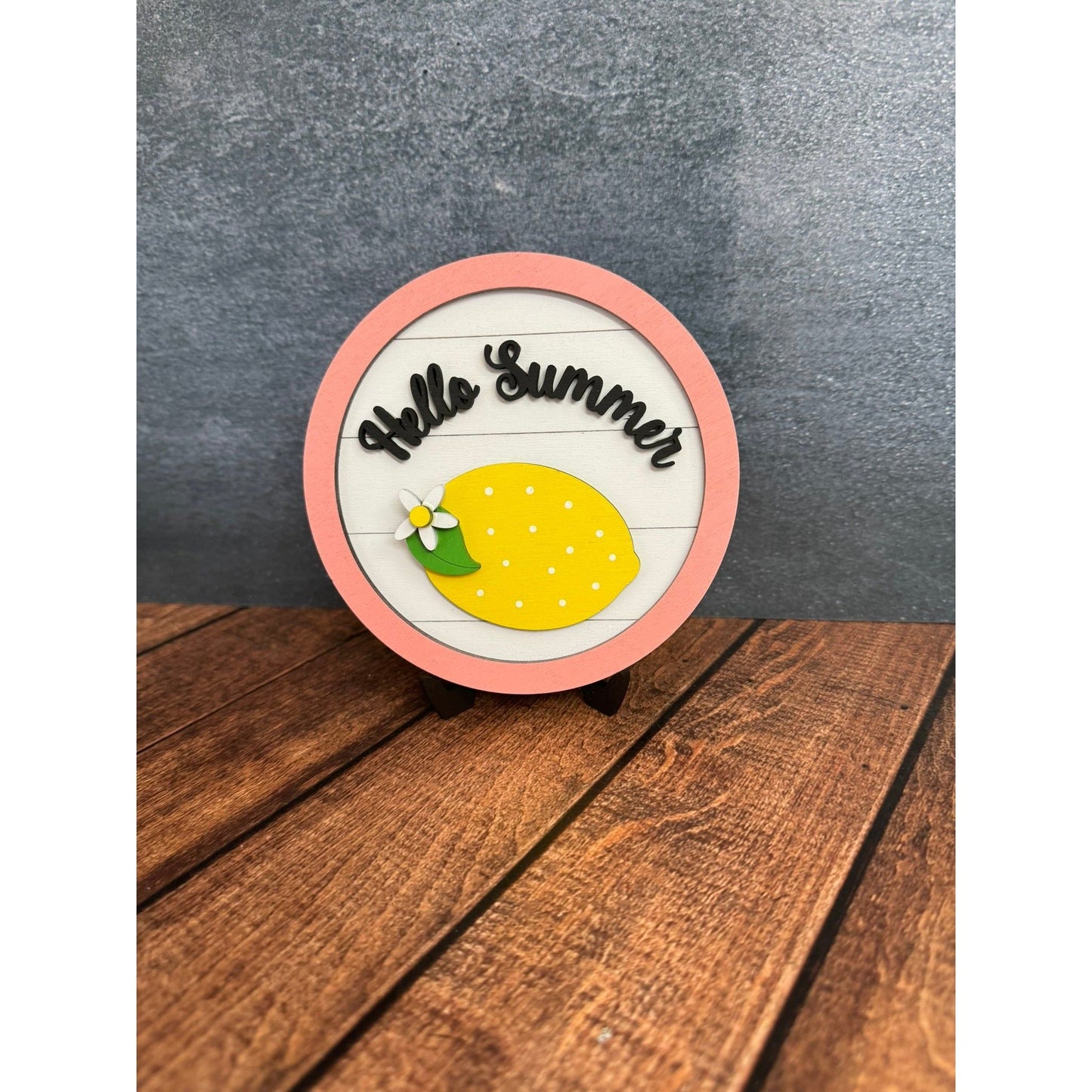 Lemonade Tiered Tray Summer Tiered Tray