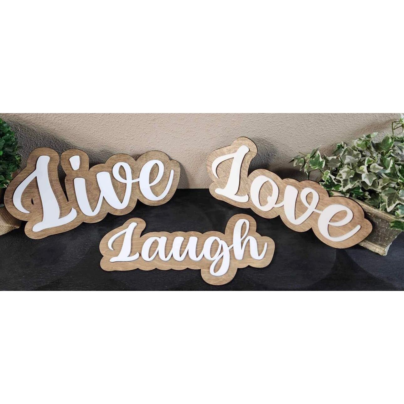 Live Laugh Love - Signs Wall Decor