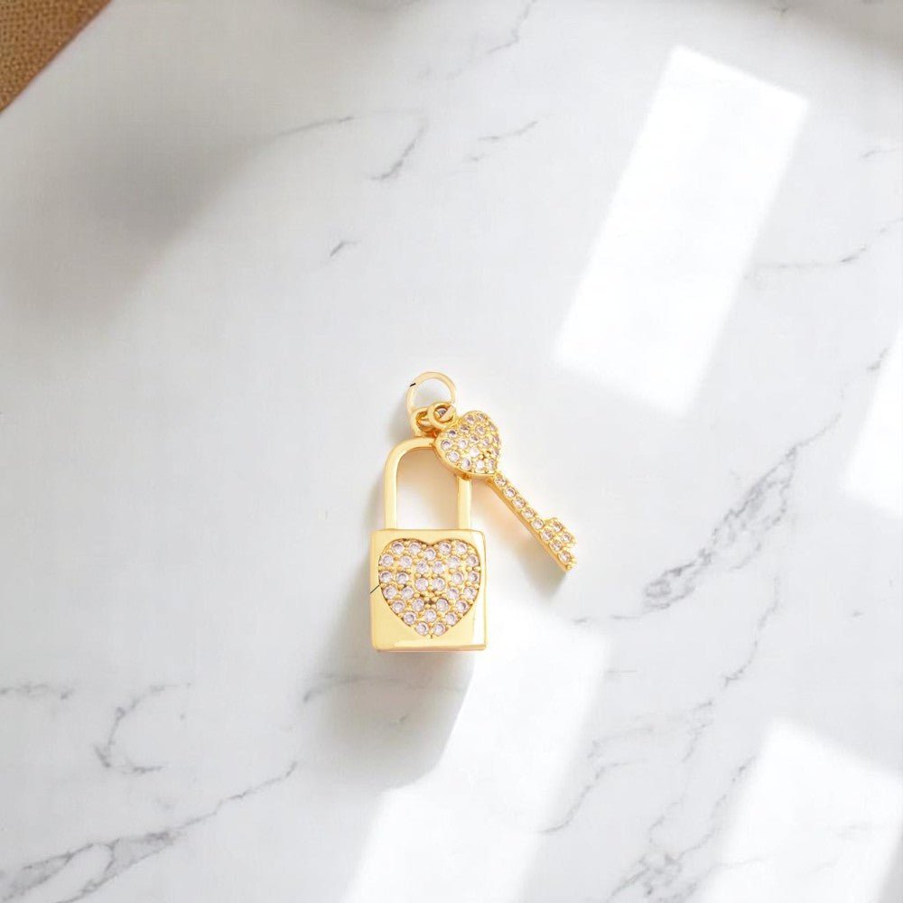 Lock Charm, Chic Charm, Upgrade Your Bracelet or Necklace, Killer Gift for Accessory Queens - Nifty Decor & More