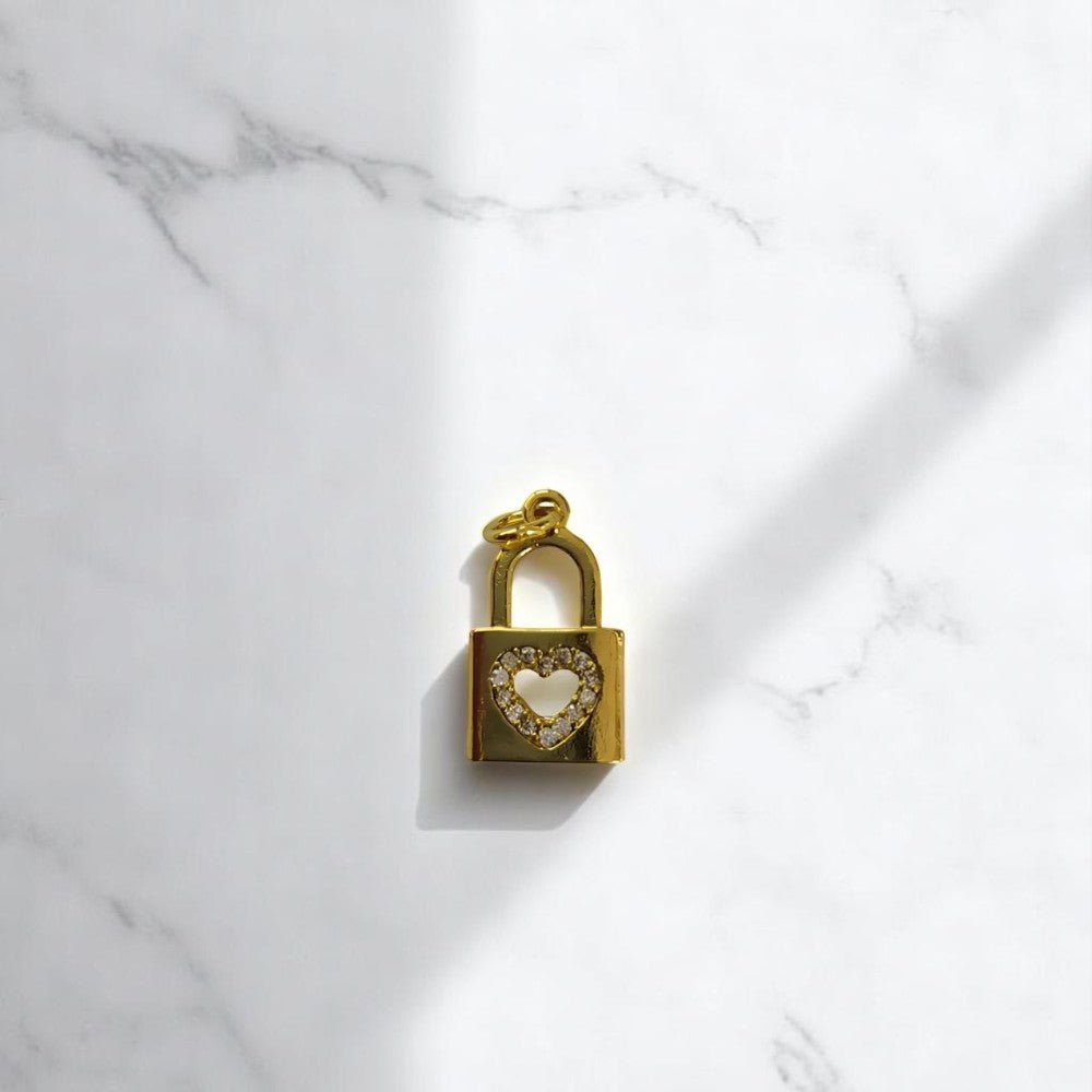 Lock Charm, Chic Charm, Upgrade Your Bracelet or Necklace, Killer Gift for Accessory Queens - Nifty Decor & More