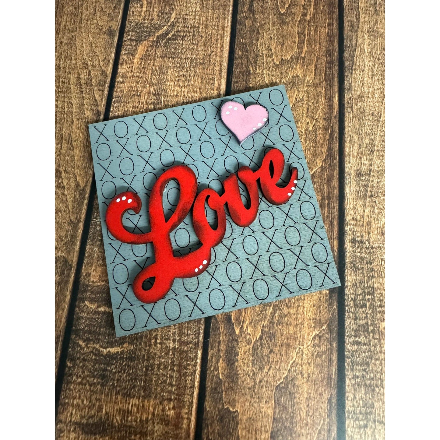 Love Bug Leaning Sandwich Board Tiles - Set 4 PC Interchangeable Add On