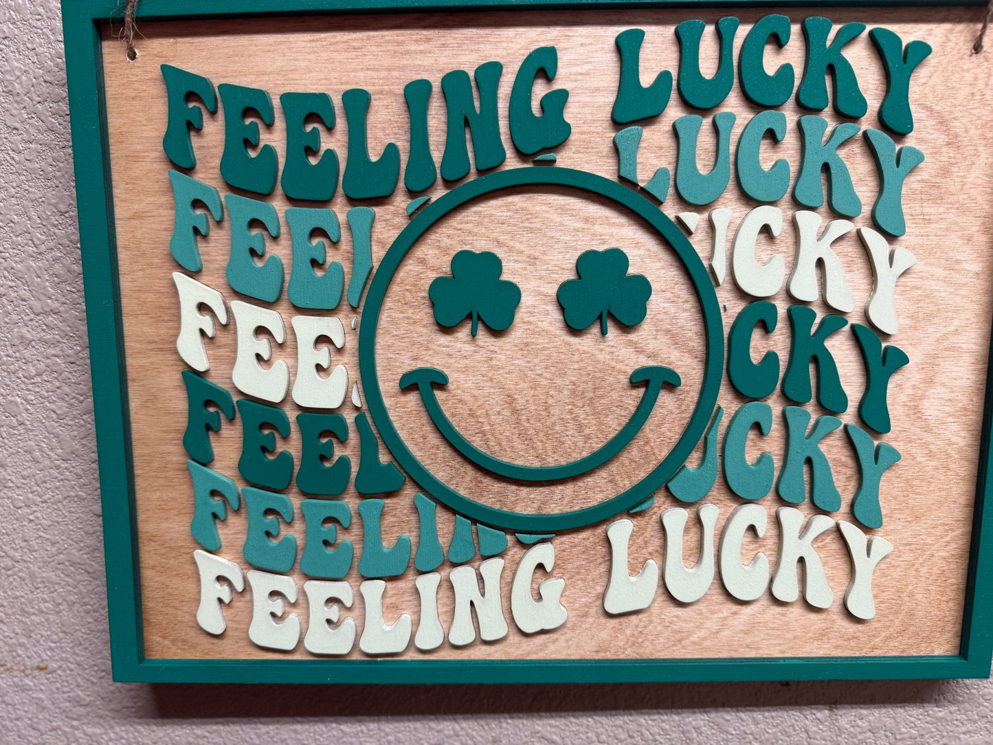 Lucky Charm Face Wall Decor | Irish Home Decor, Good Luck Art, St Patrick's Day Decoration, Charming Wall Accent for Any Room - Nifty Decor & More