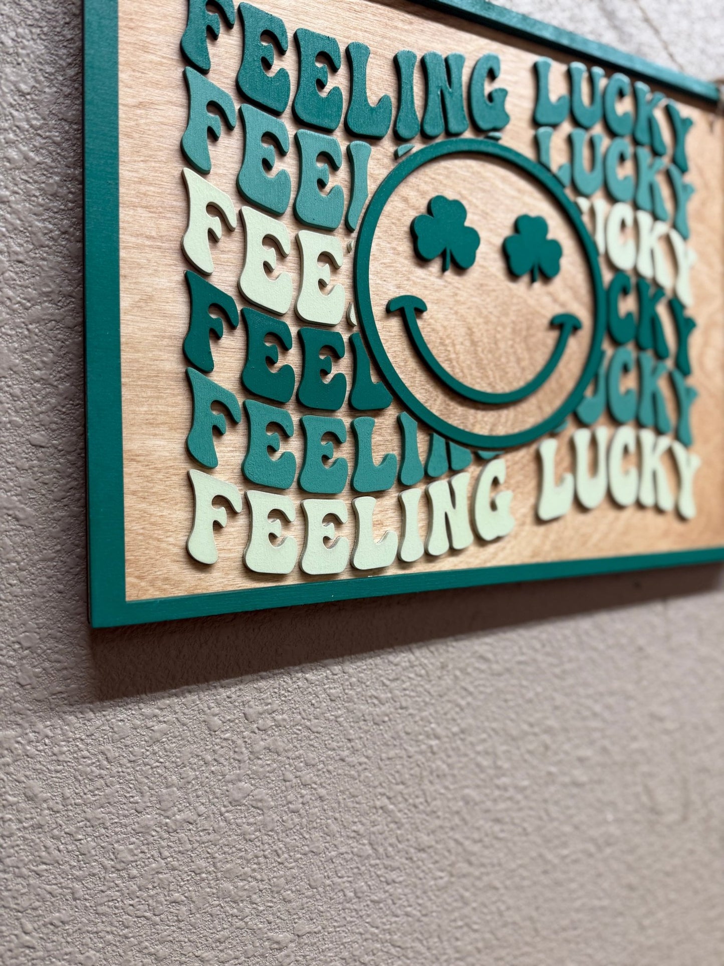 Lucky Charm Face Wall Decor | Irish Home Decor, Good Luck Art, St Patrick's Day Decoration, Charming Wall Accent for Any Room - Nifty Decor & More