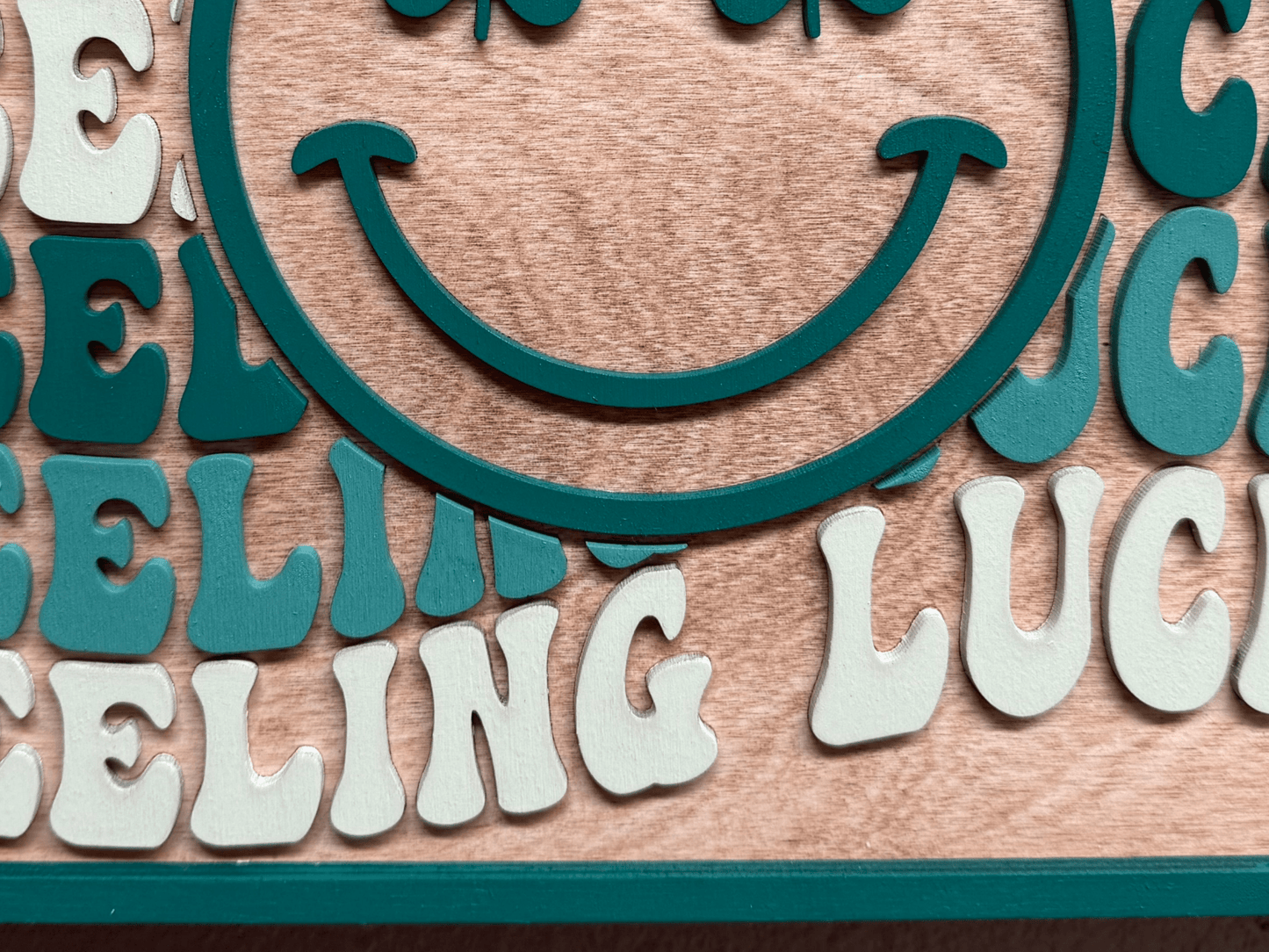 Lucky Charm Face Wall Decor | Irish Home Decor, Good Luck Art, St Patrick's Day Decoration, Charming Wall Accent for Any Room - Nifty Decor & More