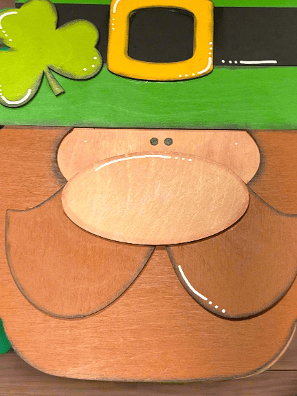Lucky Leprechaun Hanger St Patricks Day Wall Decor Wooden Leprechaun Door Hanger - Nifty Decor & More
