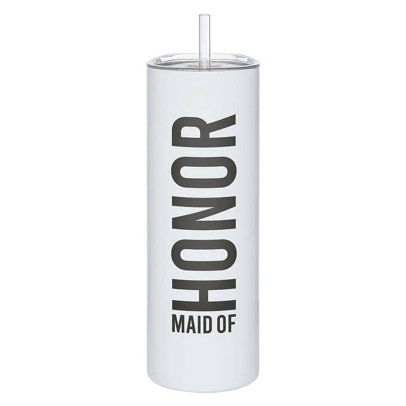 Maid of Honor Matte Skinny Tumbler Tumblers
