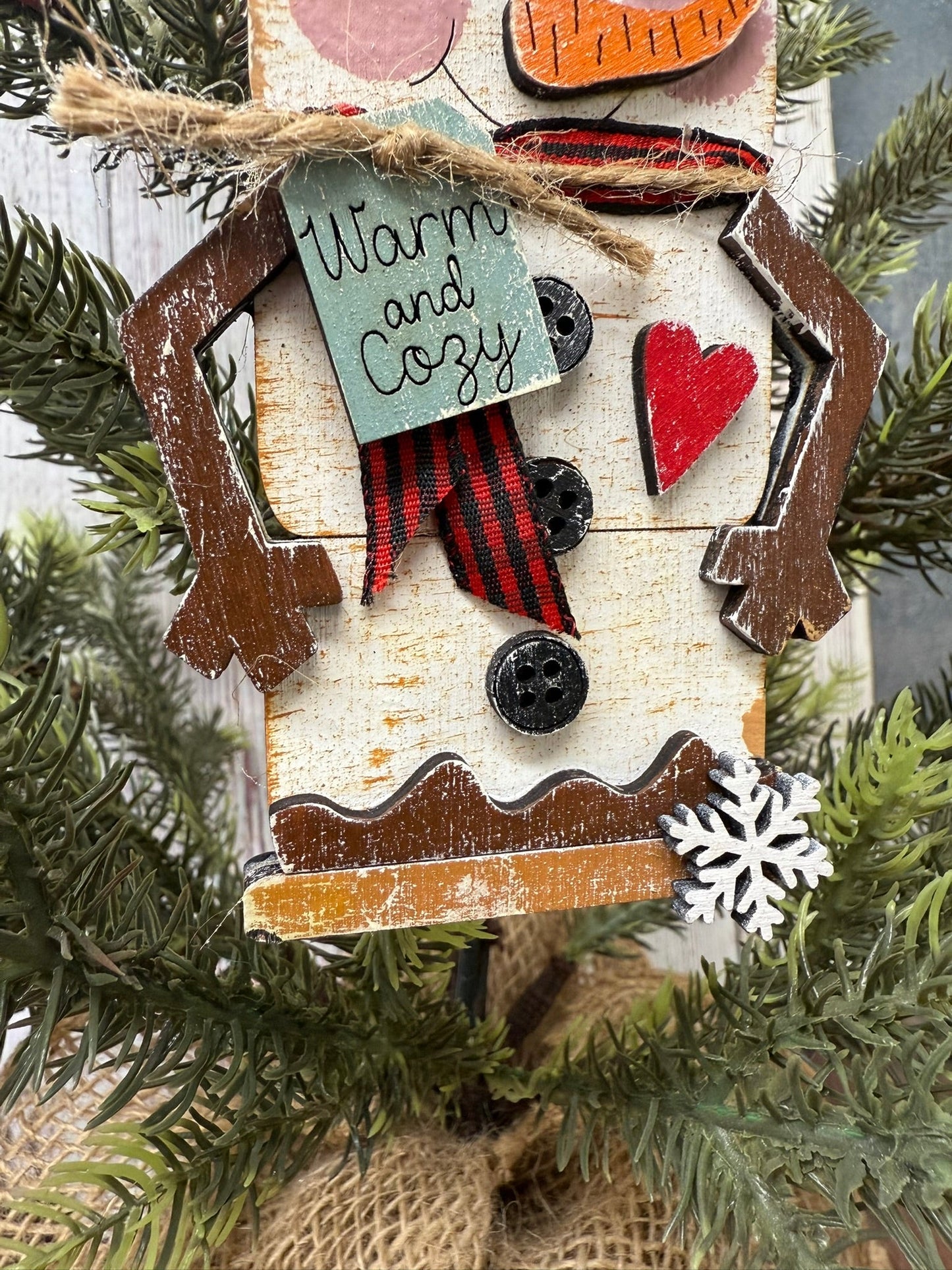Marshmallow Snowmen Ornaments - Nifty Decor & More