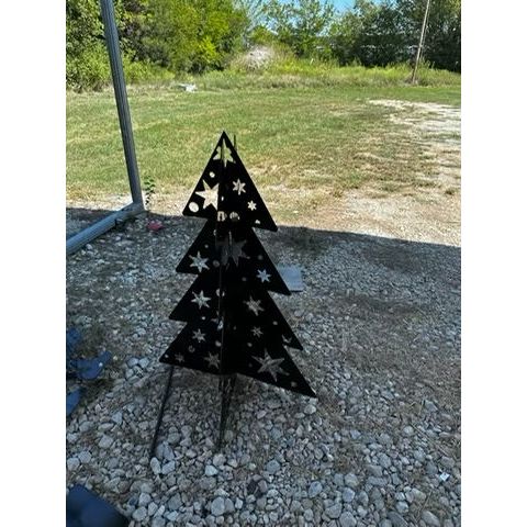 Metal Christmas Tree Outdoor Decor