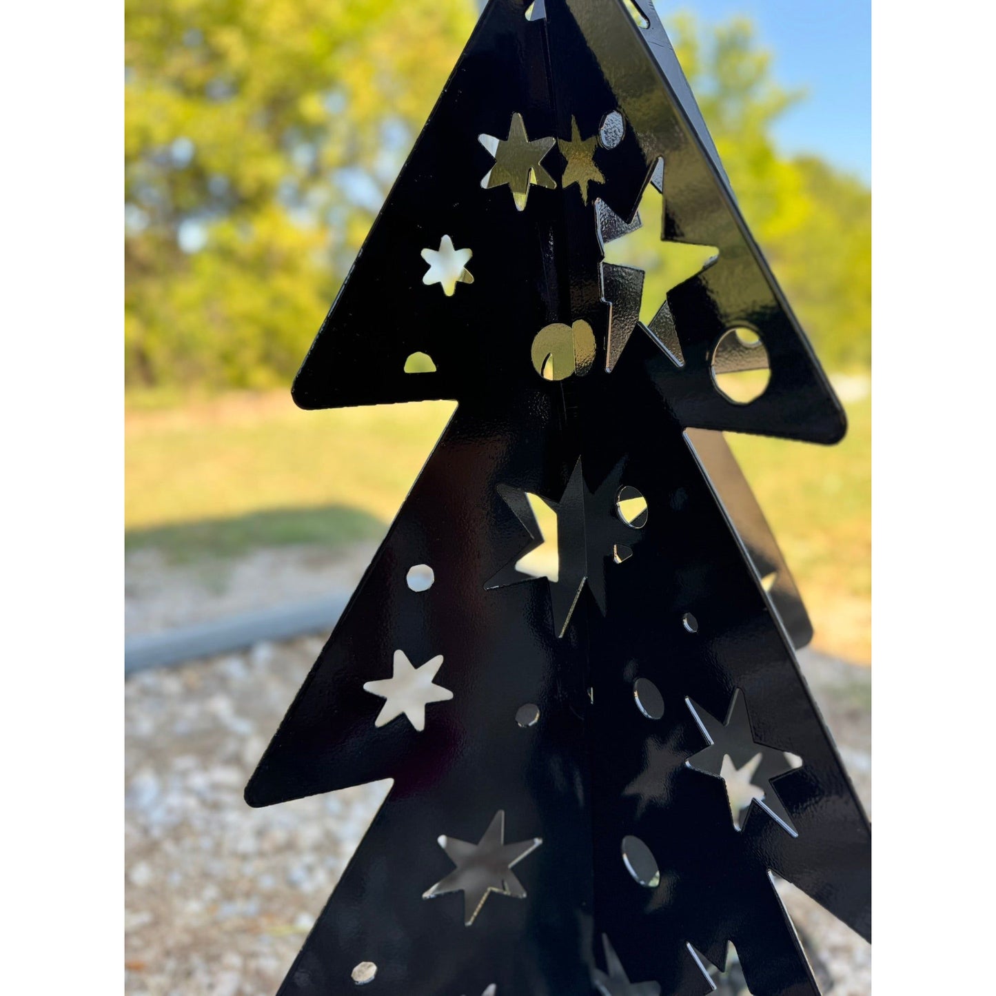 Metal Christmas Tree Outdoor Decor Medium