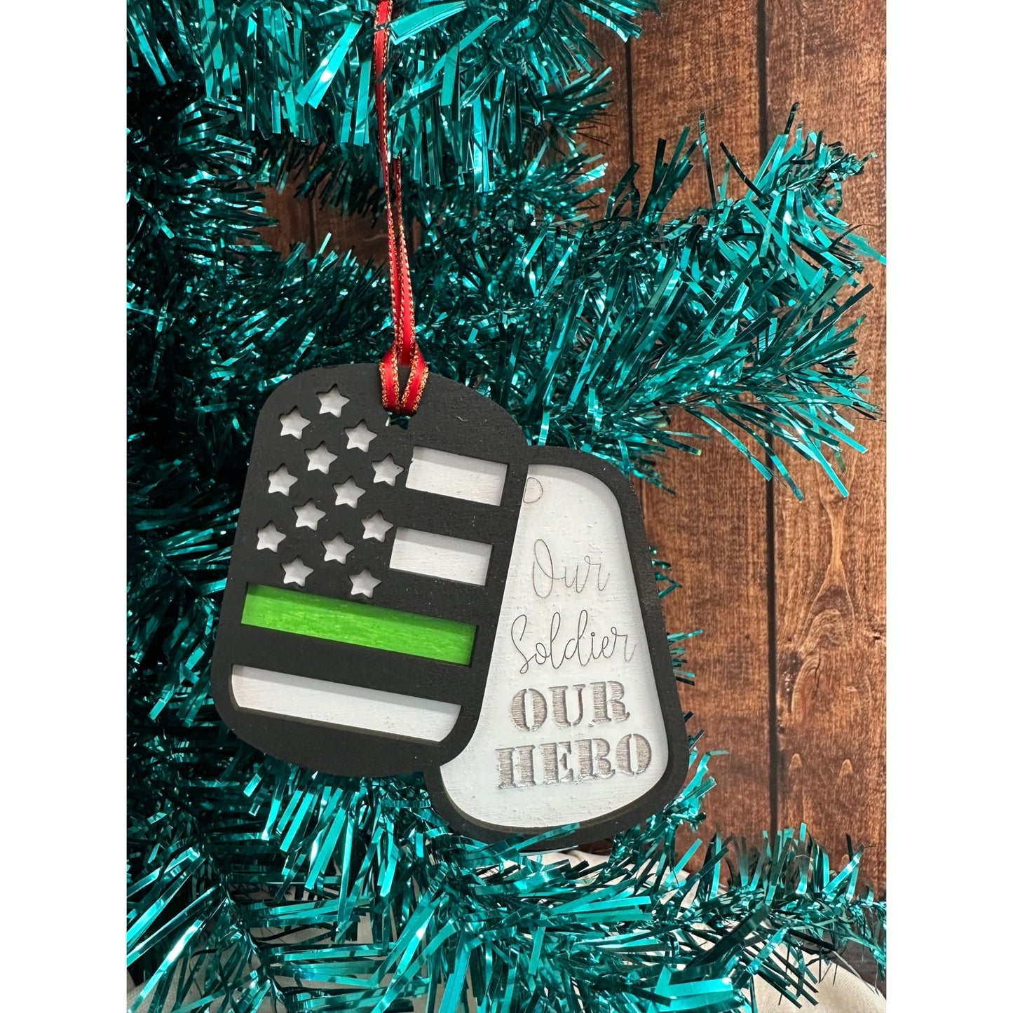 Military Dog Tag Ornaments - Nifty Decor & More