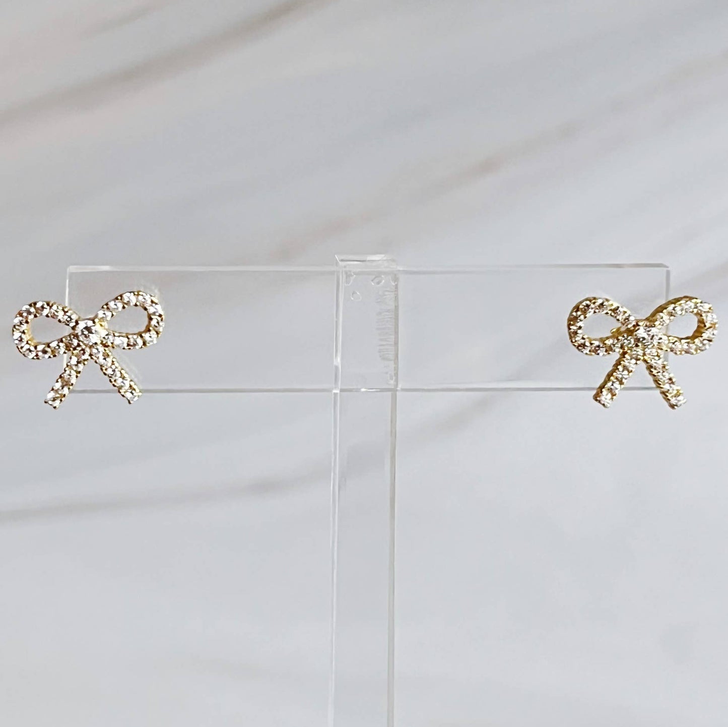 Mini Bow Sterling Silver Earrings, Chic Preppy Style, Everyday Wear, Perfect Gift for Her - Nifty Decor & More