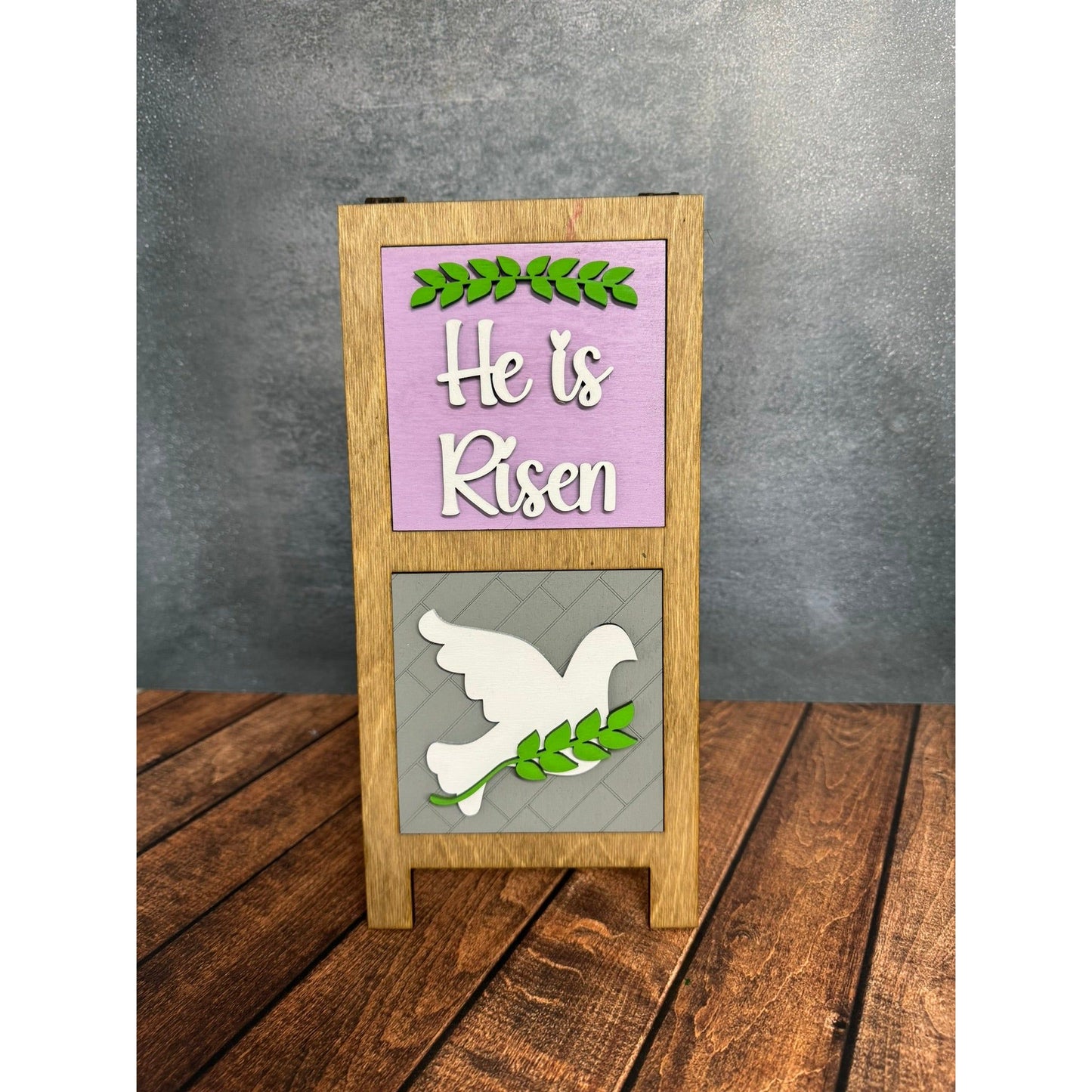 Mini Religious Leaning Sandwich Board Tiles - Set 6 PC Interchangeable Leaning Sandwich Boards