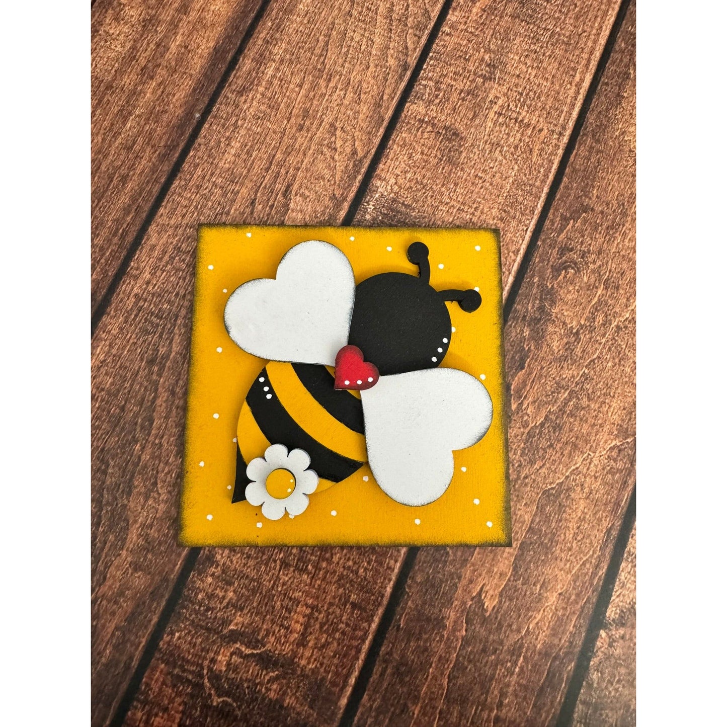 Mini Spring Leaning Sandwich Board Tiles Interchangeable Leaning Sandwich Boards Big Bee