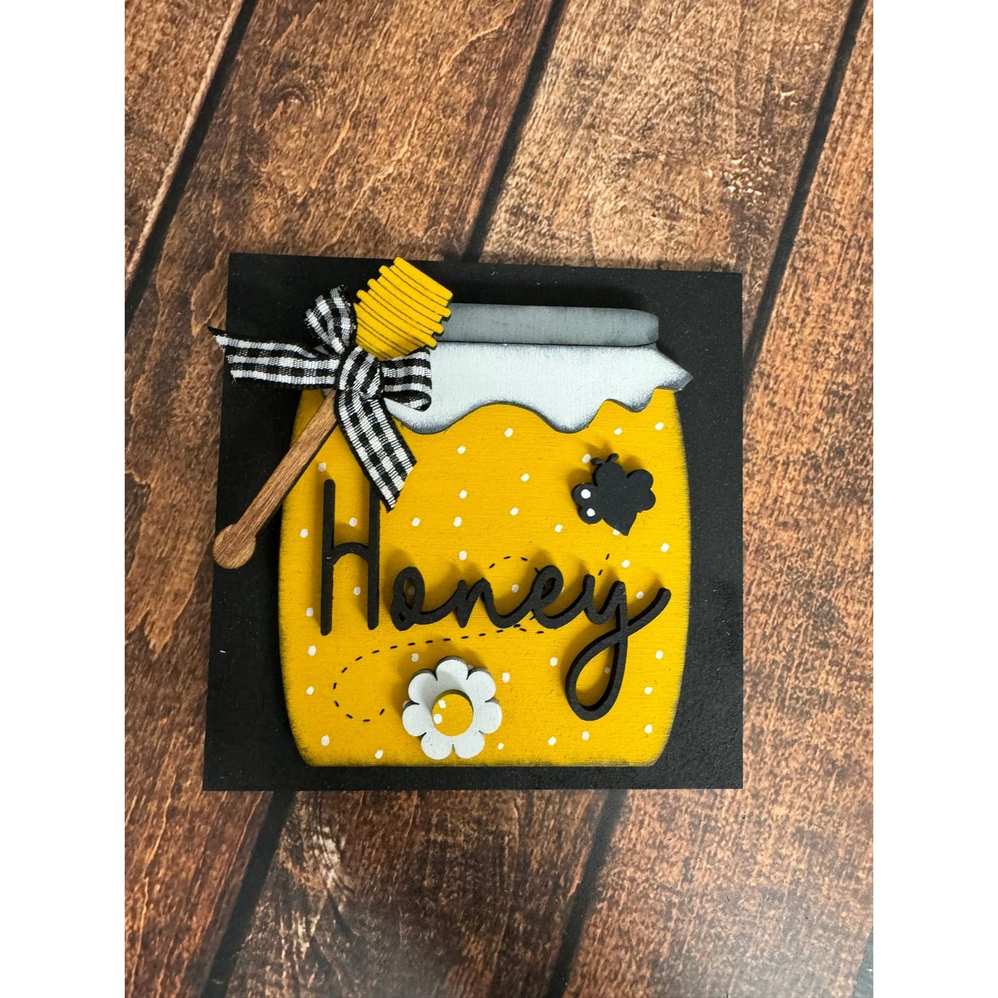 Mini Spring Leaning Sandwich Board Tiles Interchangeable Leaning Sandwich Boards Honey Pot 2