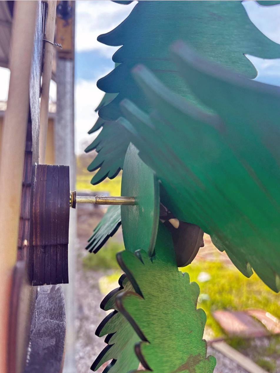 Moose Wind Spinner | Outdoor Farm Wind Spinner | Handmade Spinner | Moose Spinner