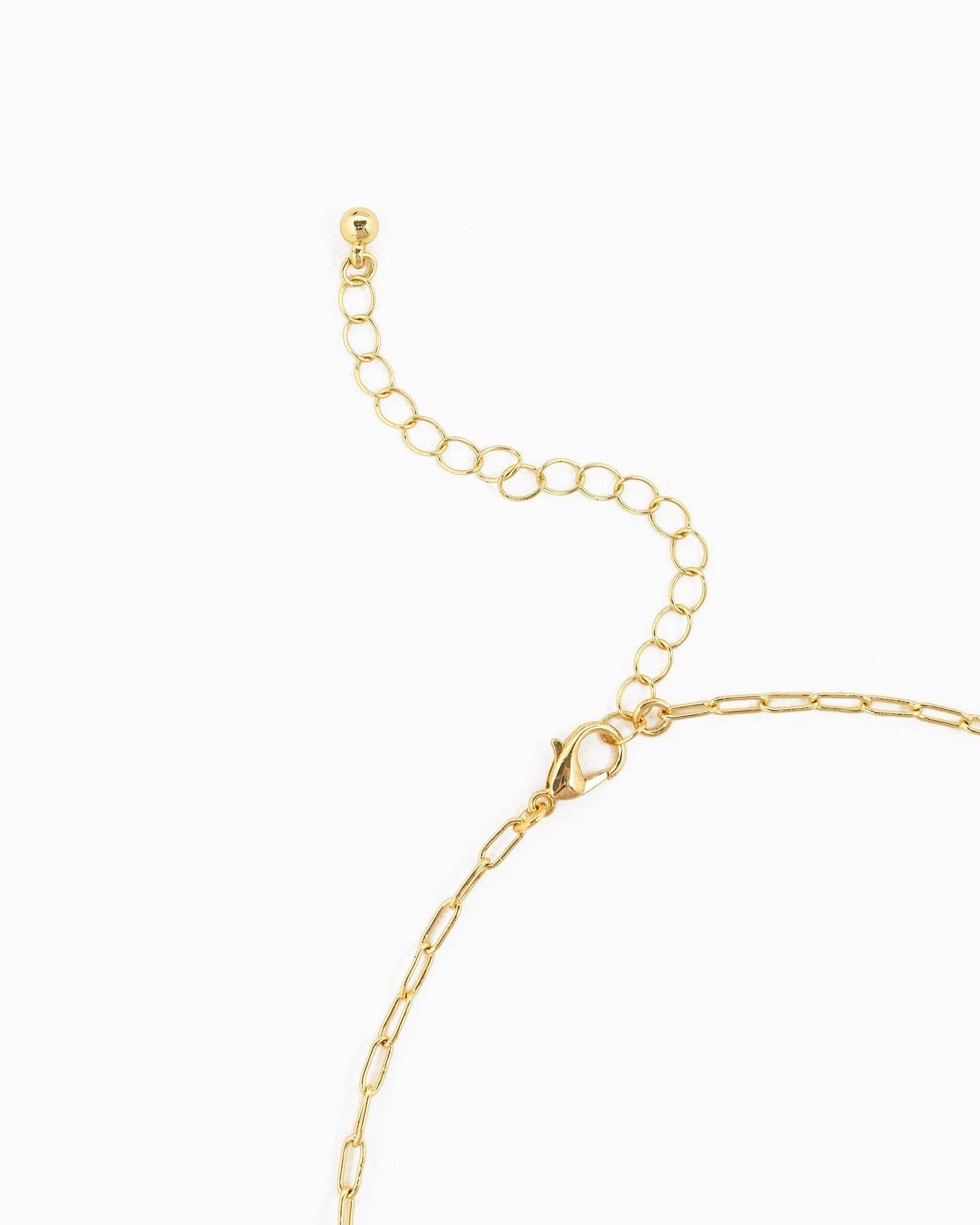 MOP Clover Triple Charm Necklace