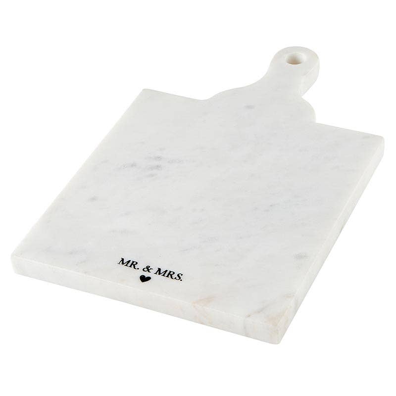Mr. & Mrs. Marble Board with Handle - Gifts