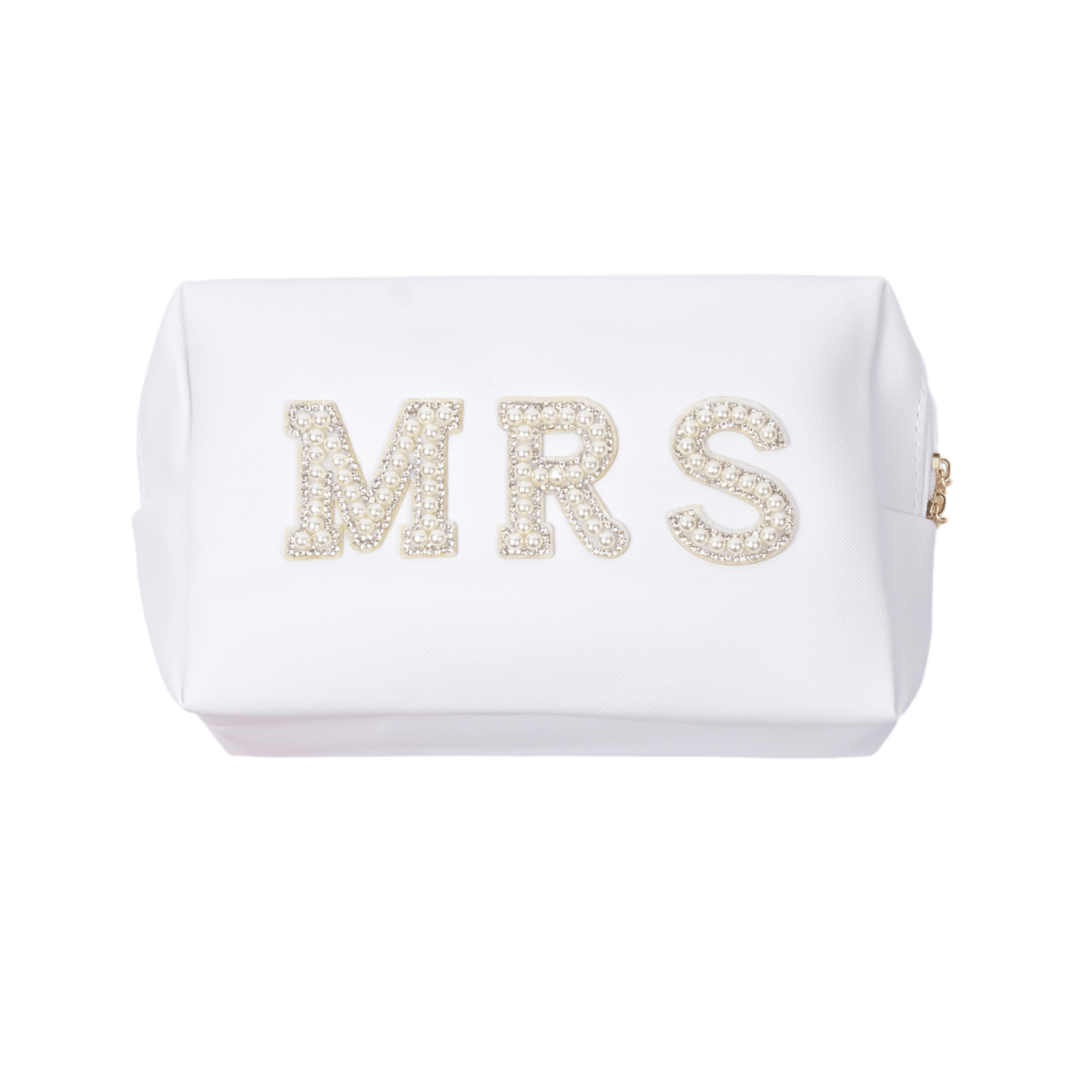 Mrs. Bridal Beauty Cosmetics Pouch - Makeup Bag for Brides - Nifty Decor & More