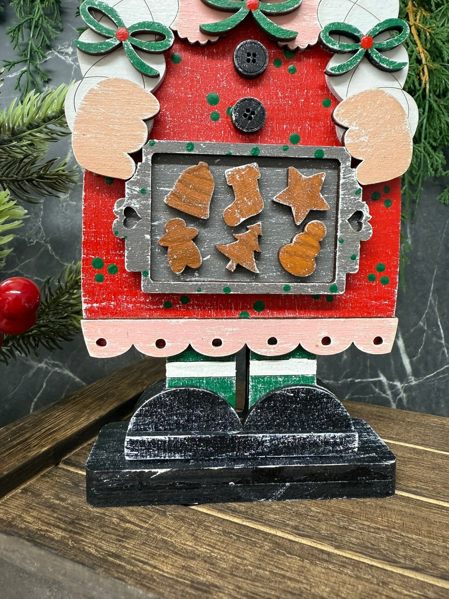 Mrs. Claus Baking Gnome - Nifty Decor & More