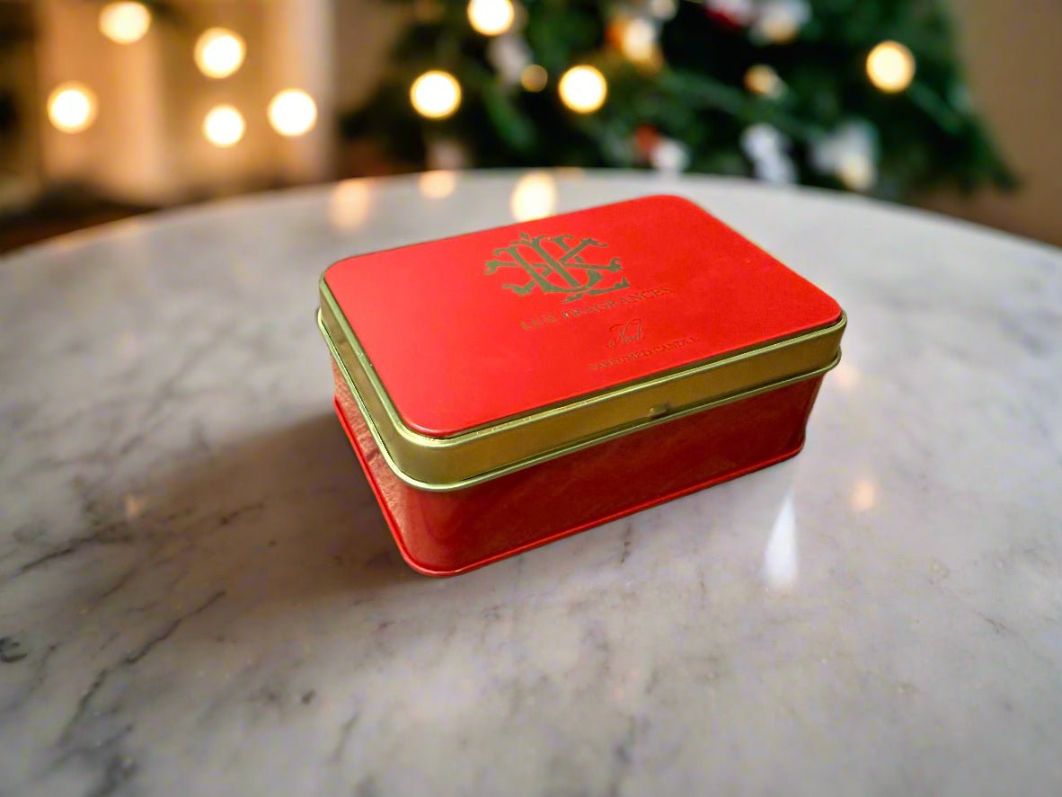 Noel 5.5 oz Rectangle Tin Candle Candle