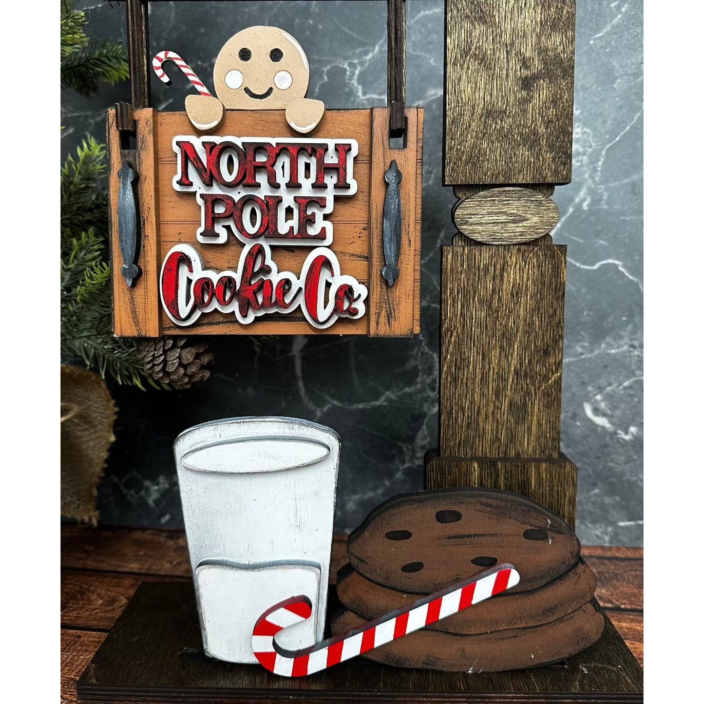 North Pole Cookie Co Mini-Post Interchangeable Add On with Mini-Post