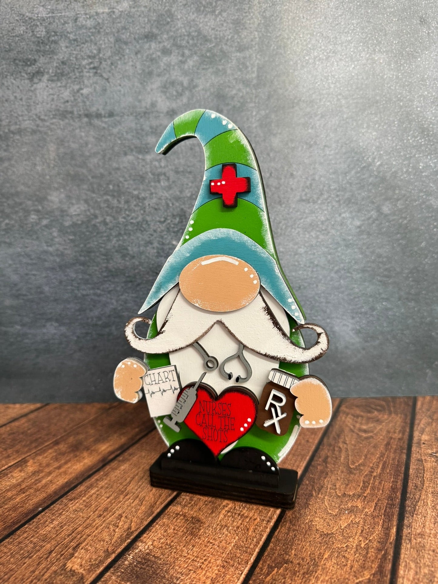 Nurse Boy & Girl Gnome Nurse Shelf Sitter Boy