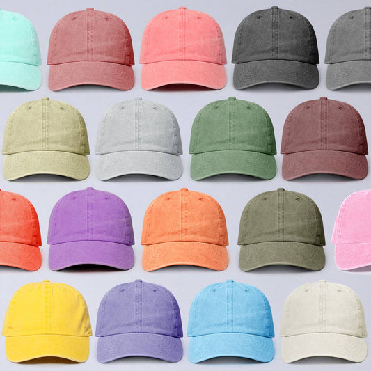 Pigment Dyed Cotton Baseball Dad Cap
