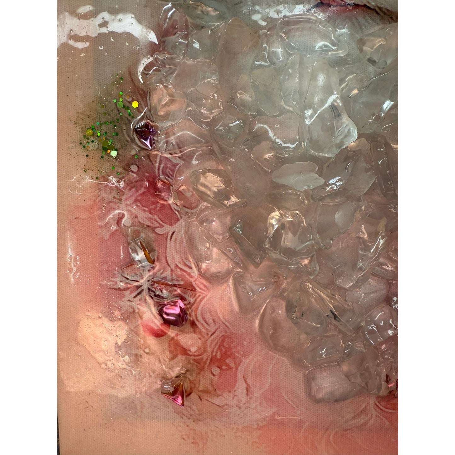 Pink Santa Resin Frame - Nifty Decor & More