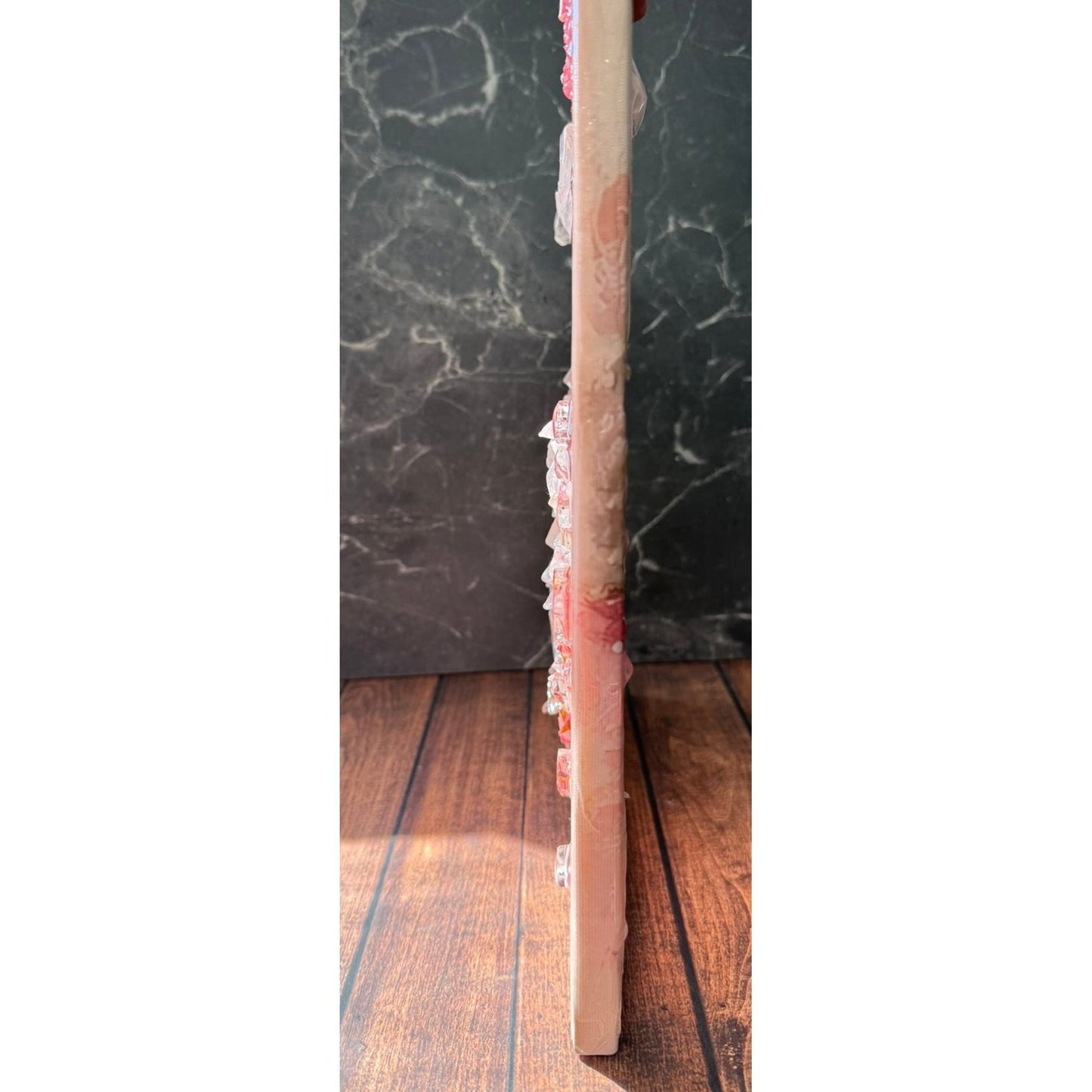 Pink Santa Resin Frame - Nifty Decor & More