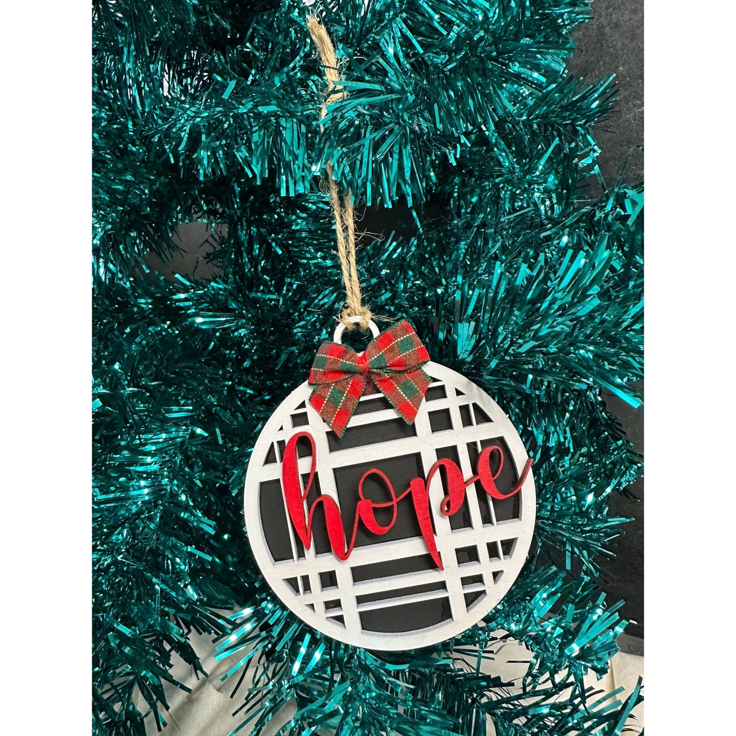 Plaid Ornaments - Nifty Decor & More