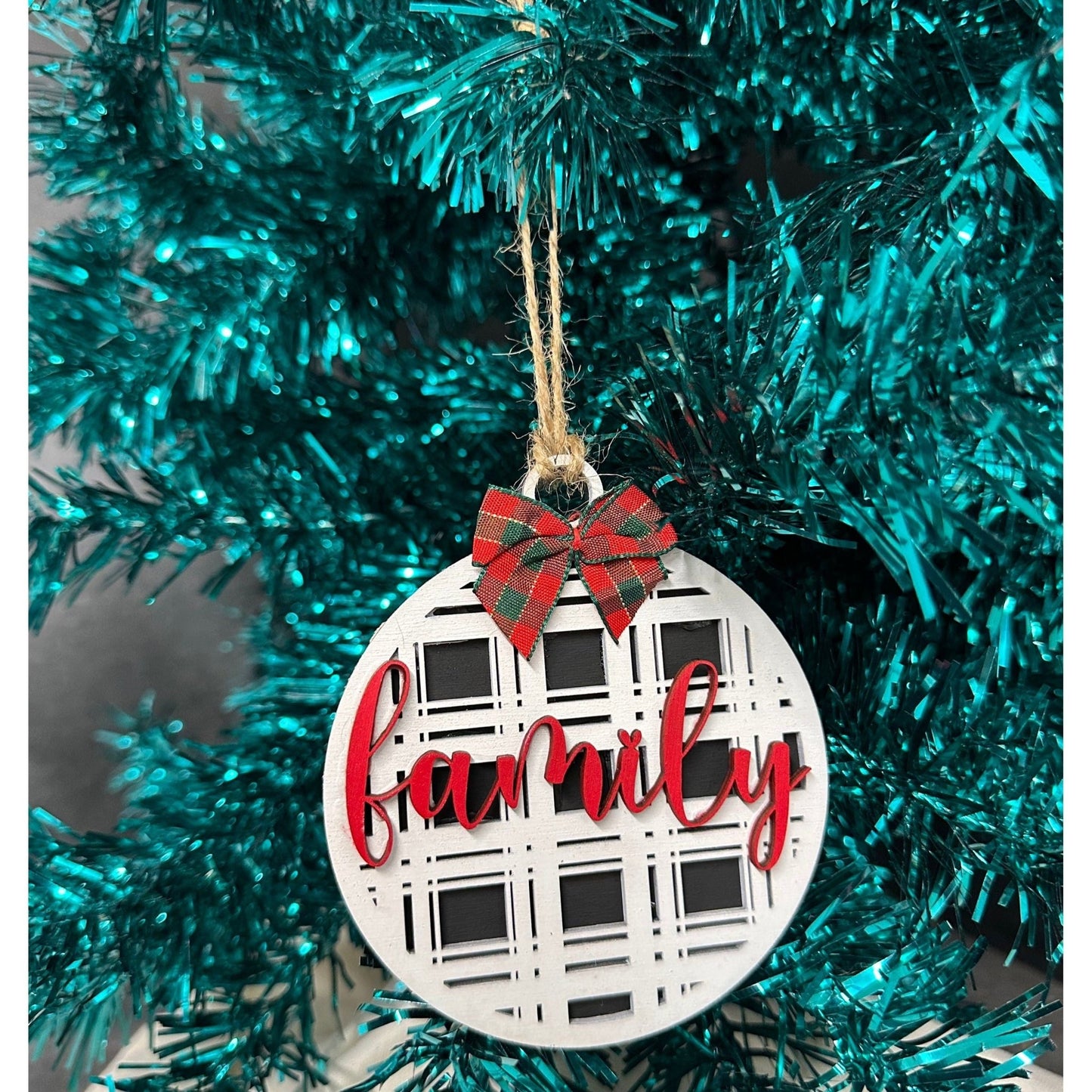 Plaid Ornaments - Nifty Decor & More