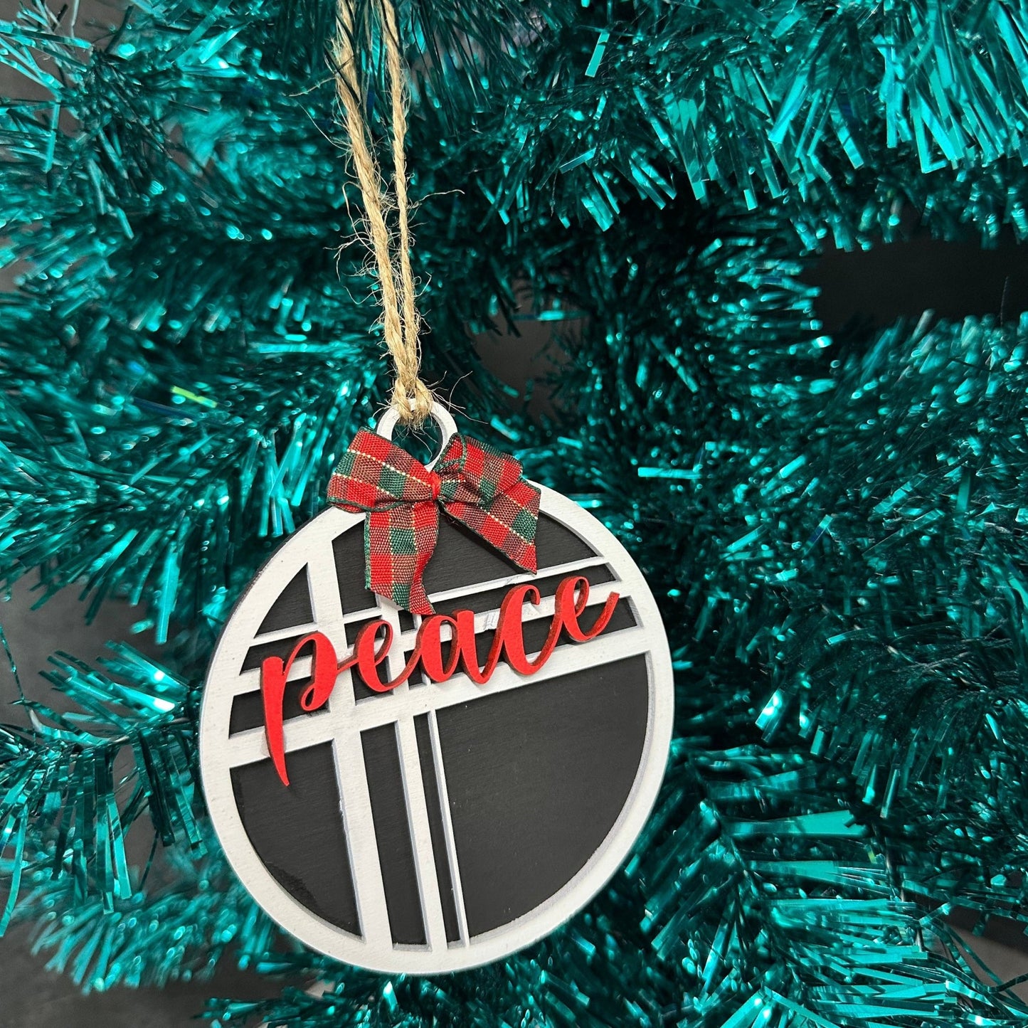 Plaid Ornaments - Nifty Decor & More
