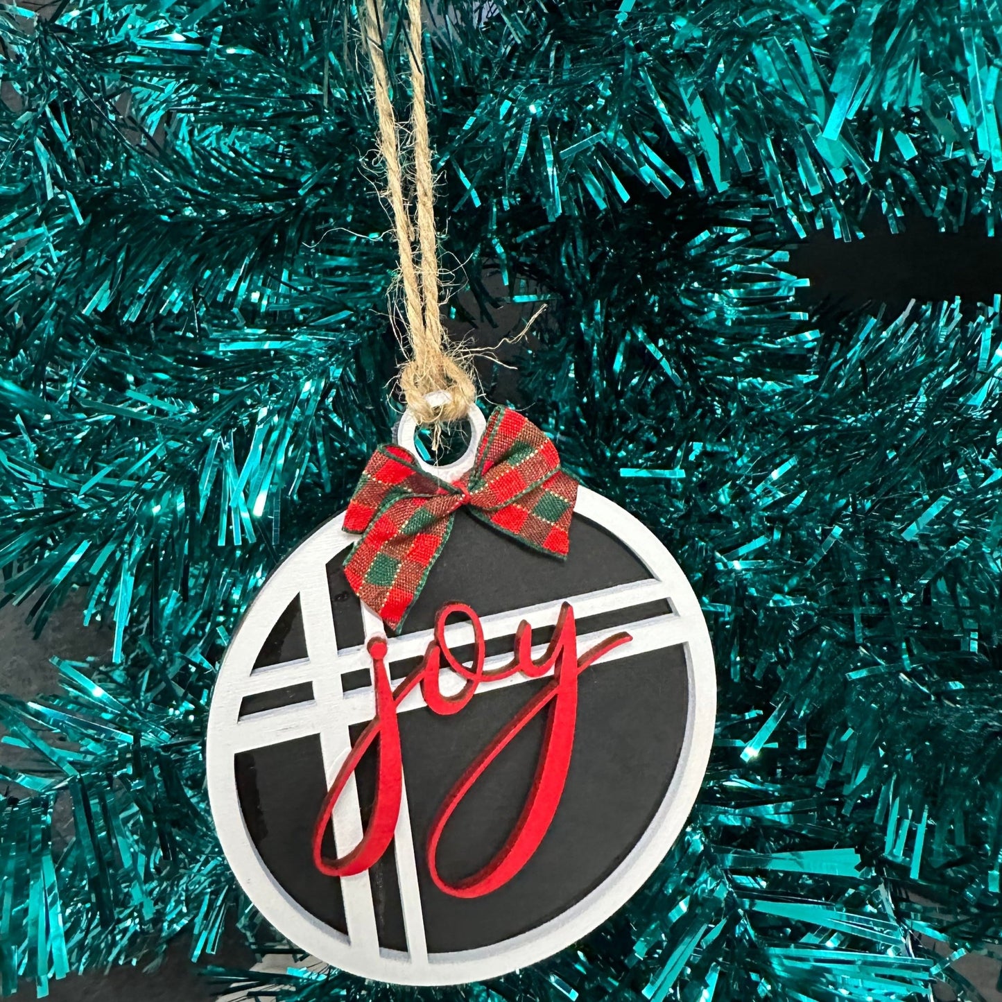 Plaid Ornaments - Nifty Decor & More