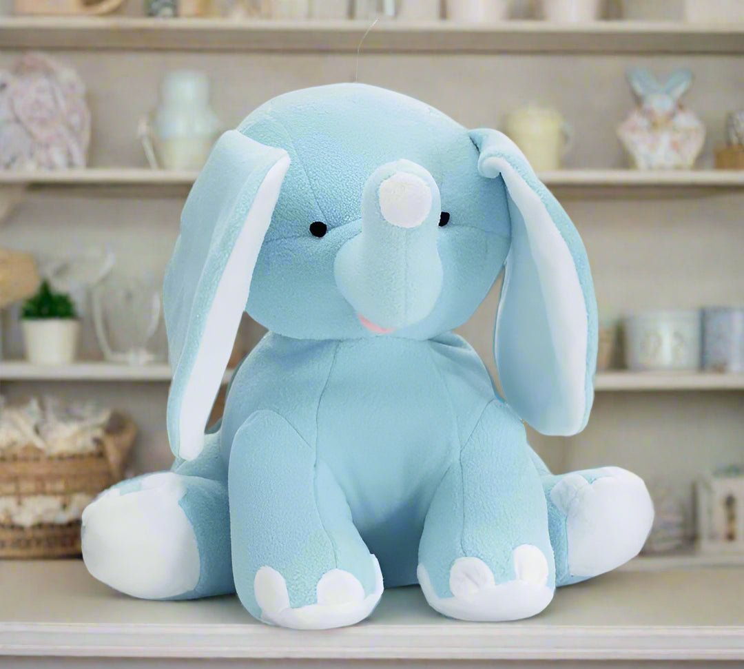Plush Elephant Stuffed Animals - Adorable Nursery Decor & Baby Shower Gifts, Soft Cuddly Toy for Kids