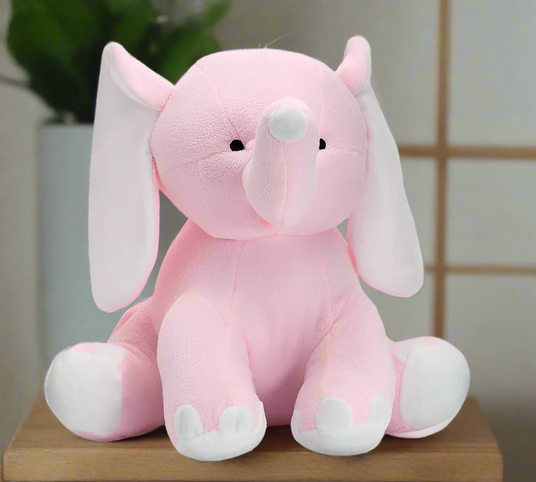Plush Elephant Stuffed Animals - Adorable Nursery Decor & Baby Shower Gifts, Soft Cuddly Toy for Kids