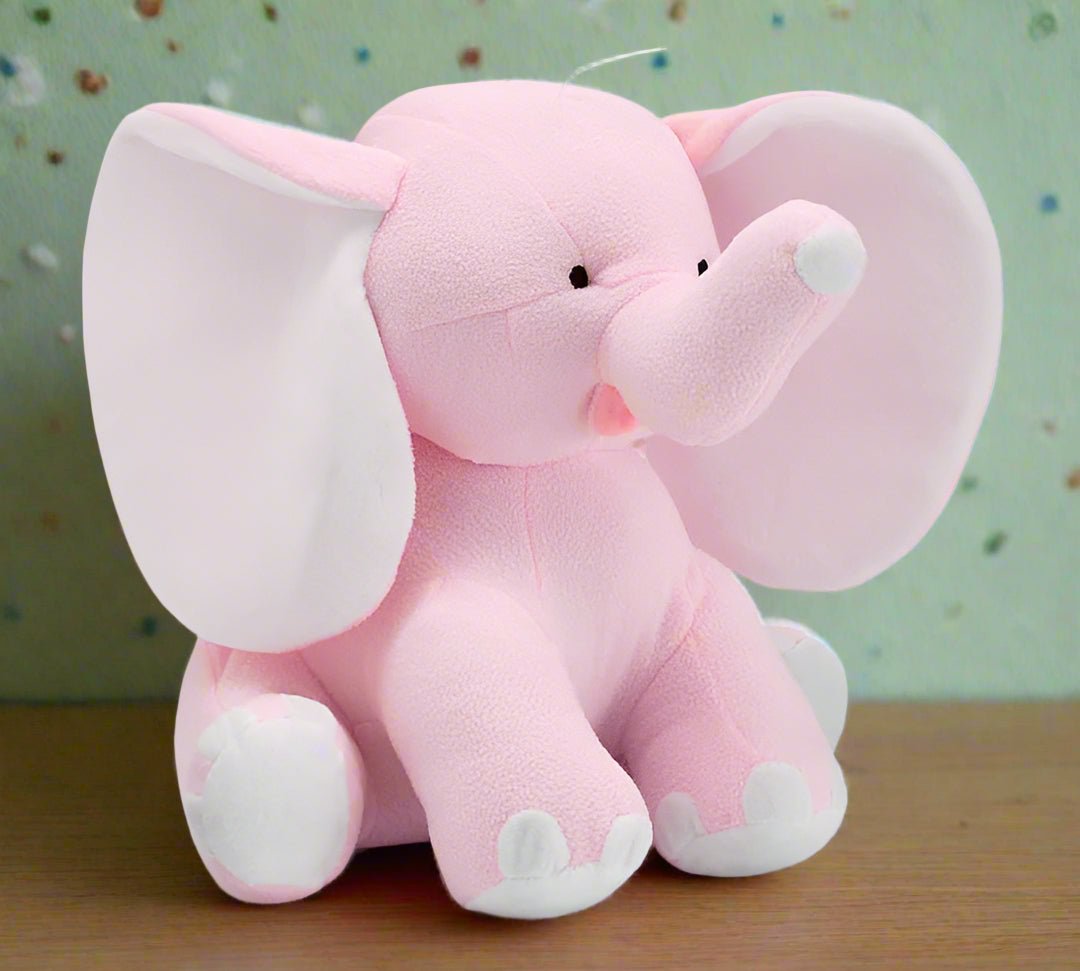 Plush Elephant Stuffed Animals - Adorable Nursery Decor & Baby Shower Gifts, Soft Cuddly Toy for Kids