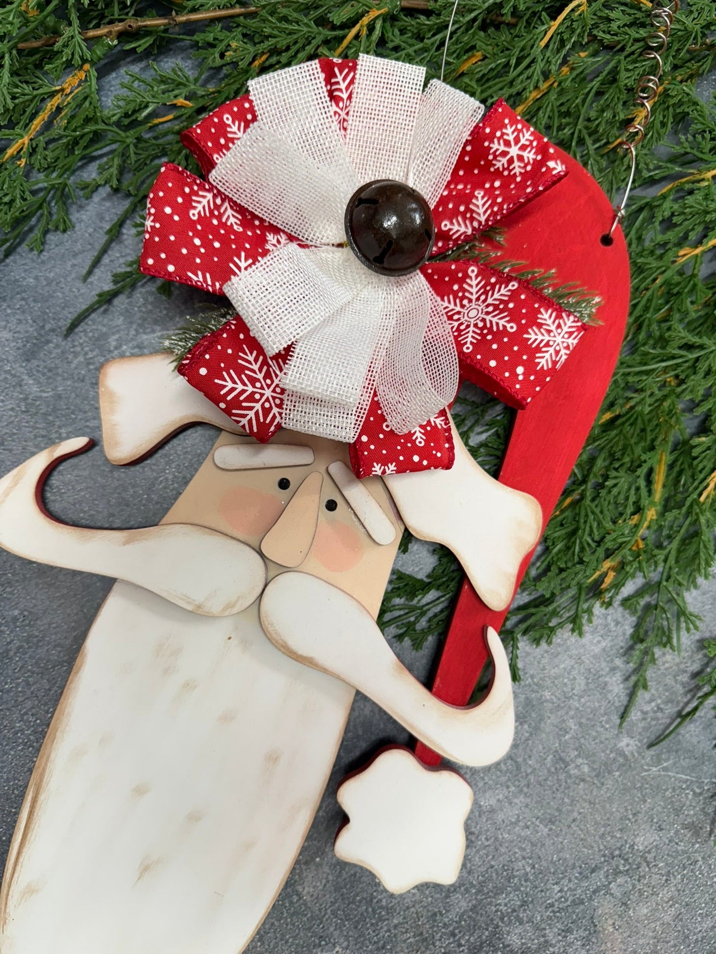 Primitive Santa Door Hanger - Nifty Decor & More