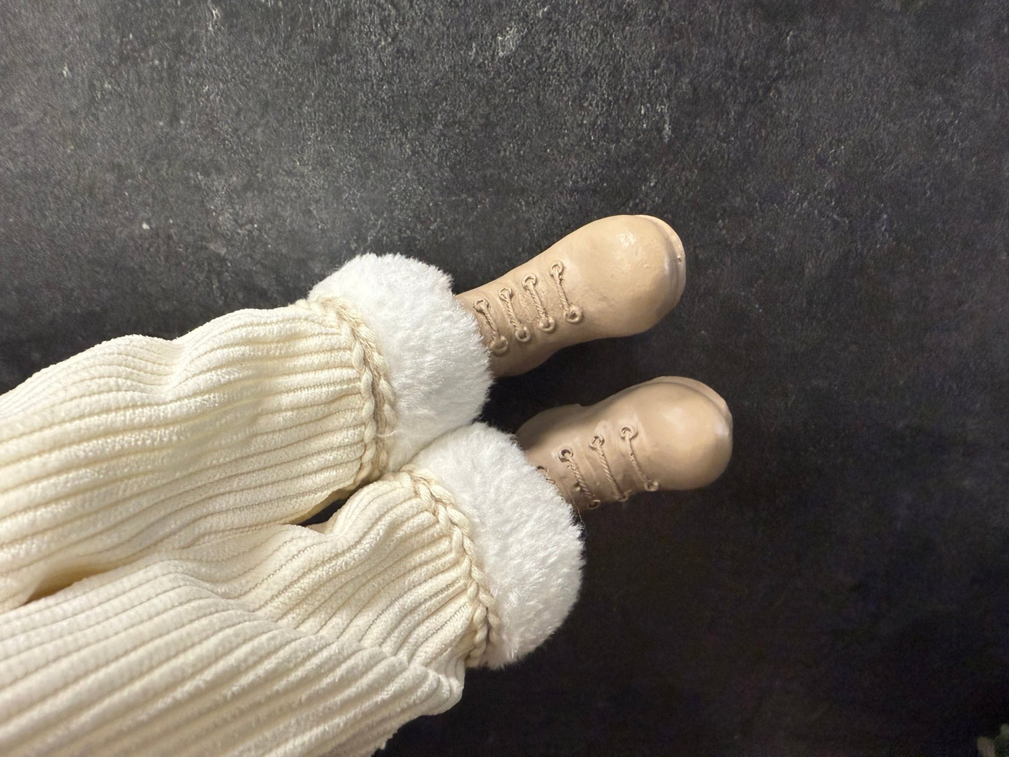RAZ - 24" Corduroy Elf, Posable Winter Decor, Festive Holiday Decoration, Cute Christmas Home Accent - Nifty Decor & More