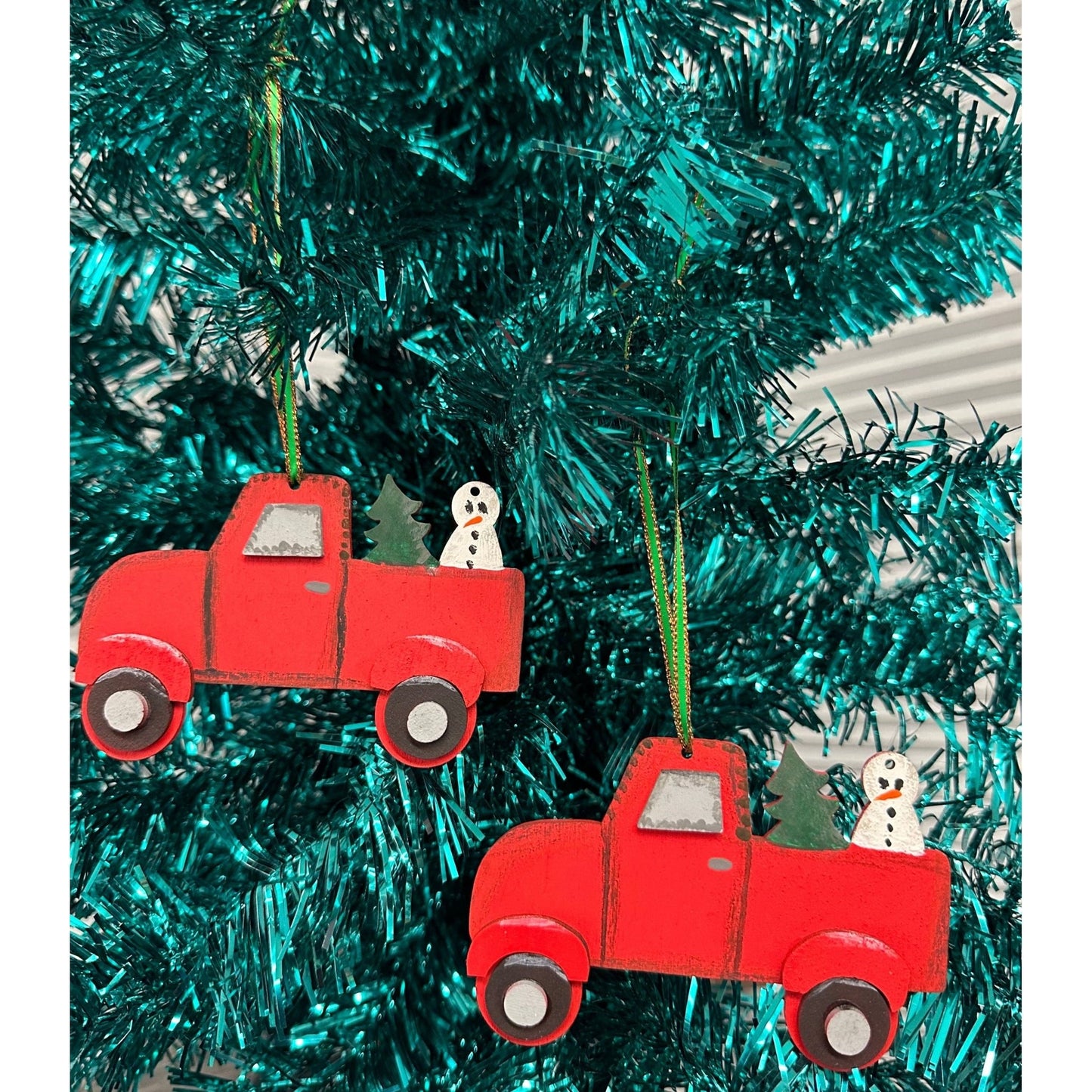 Red Truck Christmas Ornament - Nifty Decor & More