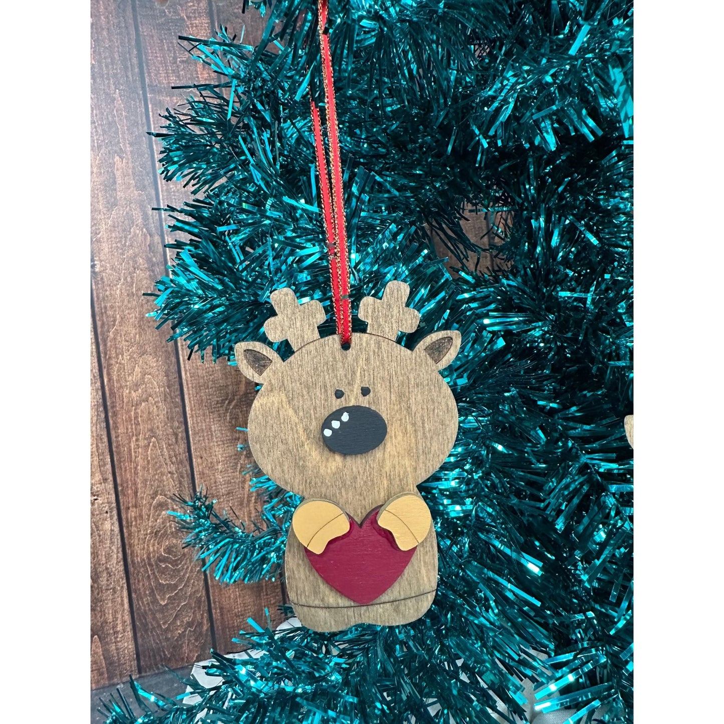 Reindeer Love Ornament - Nifty Decor & More