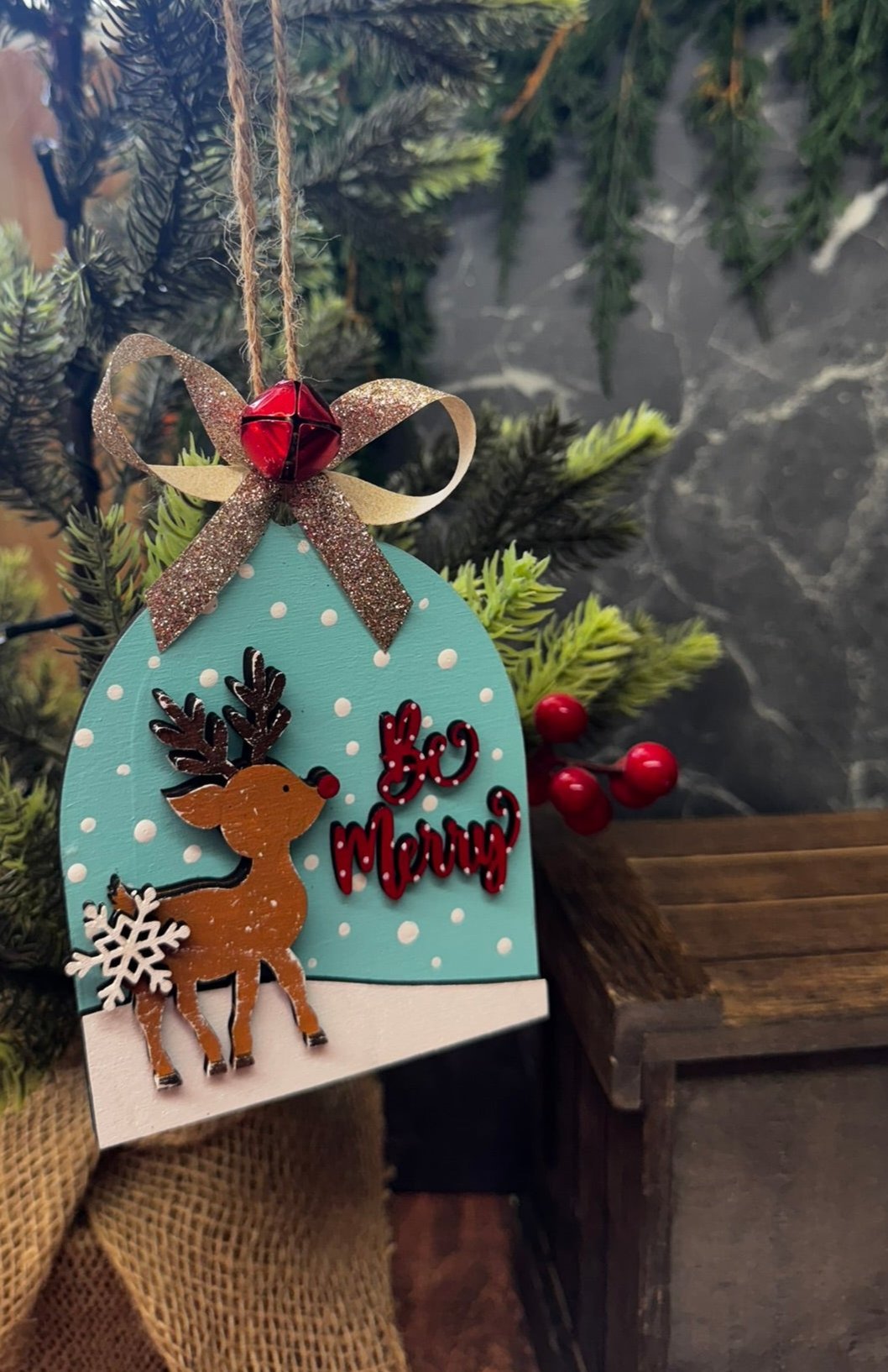 Reindeer Ornaments - Nifty Decor & More