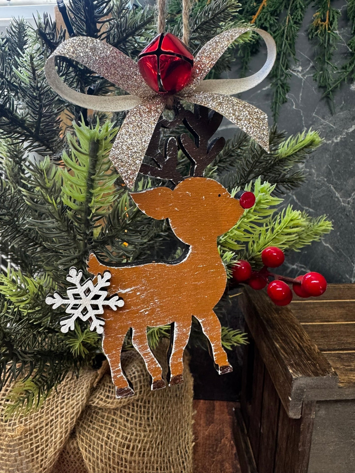Reindeer Ornaments - Nifty Decor & More