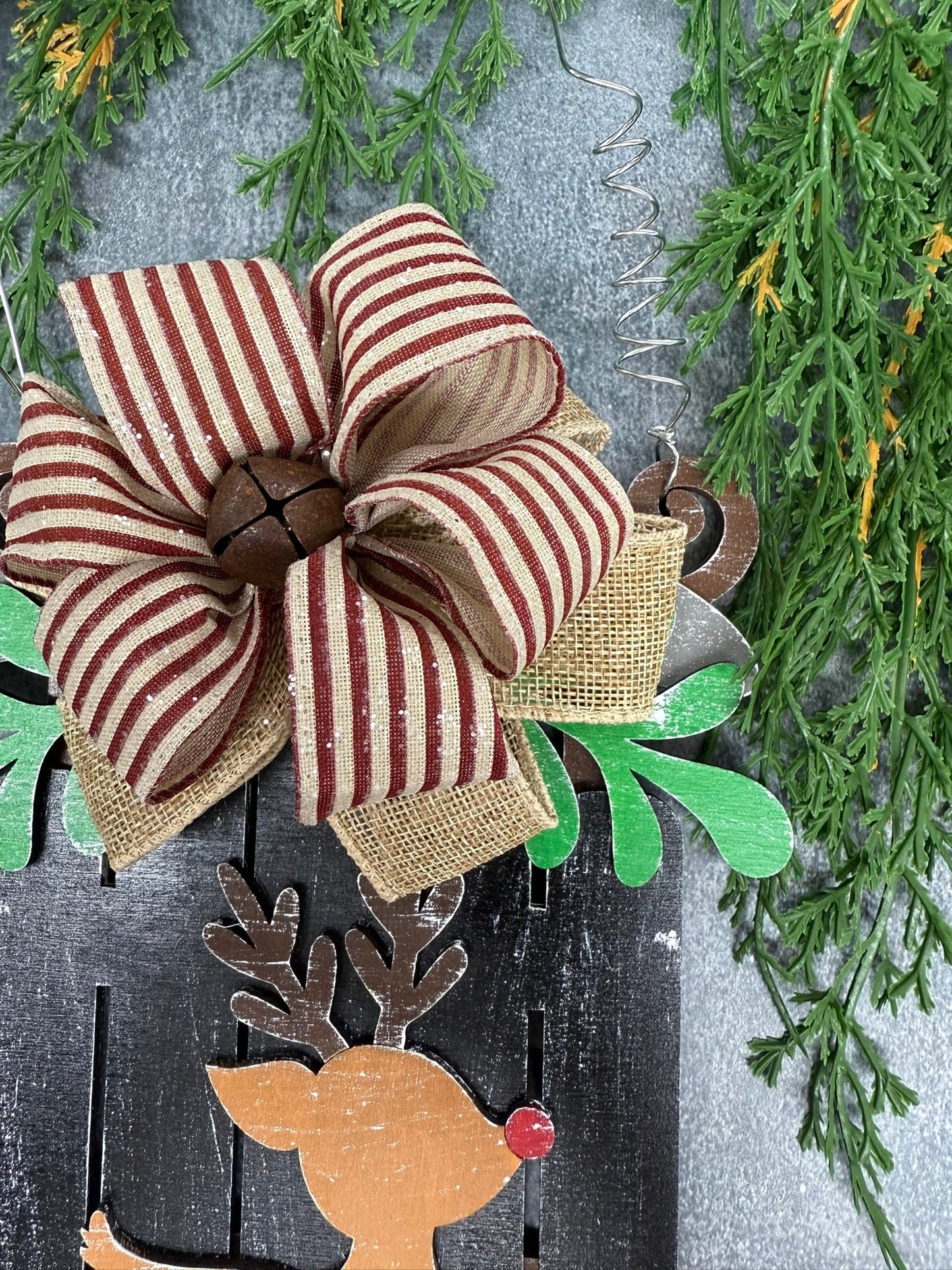 Reindeer Sled Hanger - Nifty Decor & More
