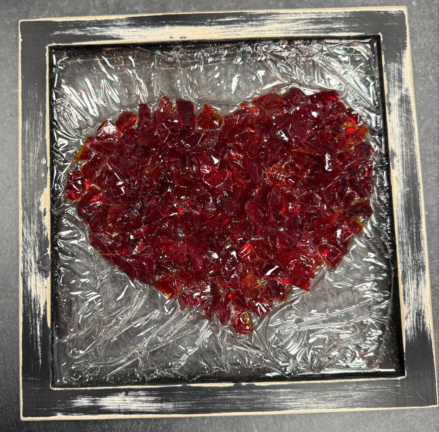 Resin Heart Frame
