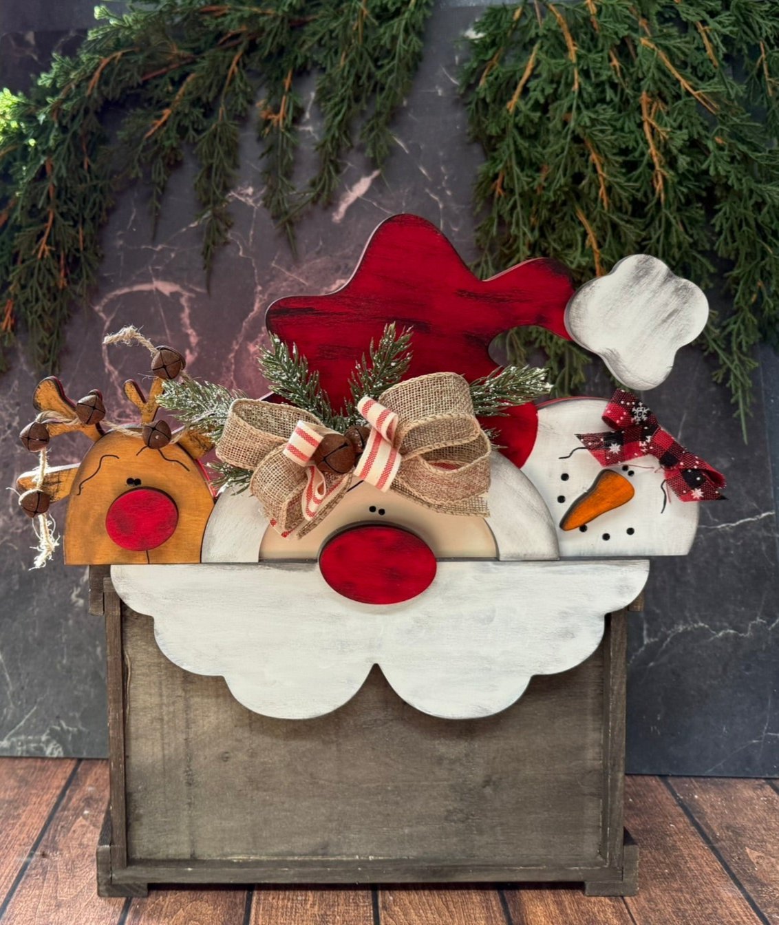 Santa & Friends Shelf Sitter - Nifty Decor & More