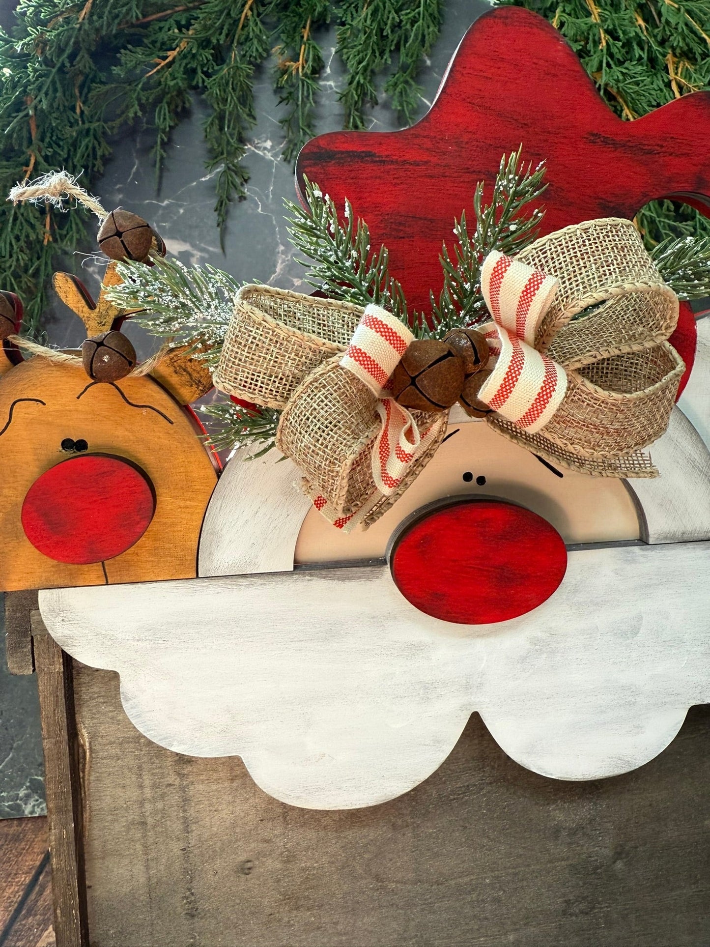 Santa & Friends Shelf Sitter - Nifty Decor & More