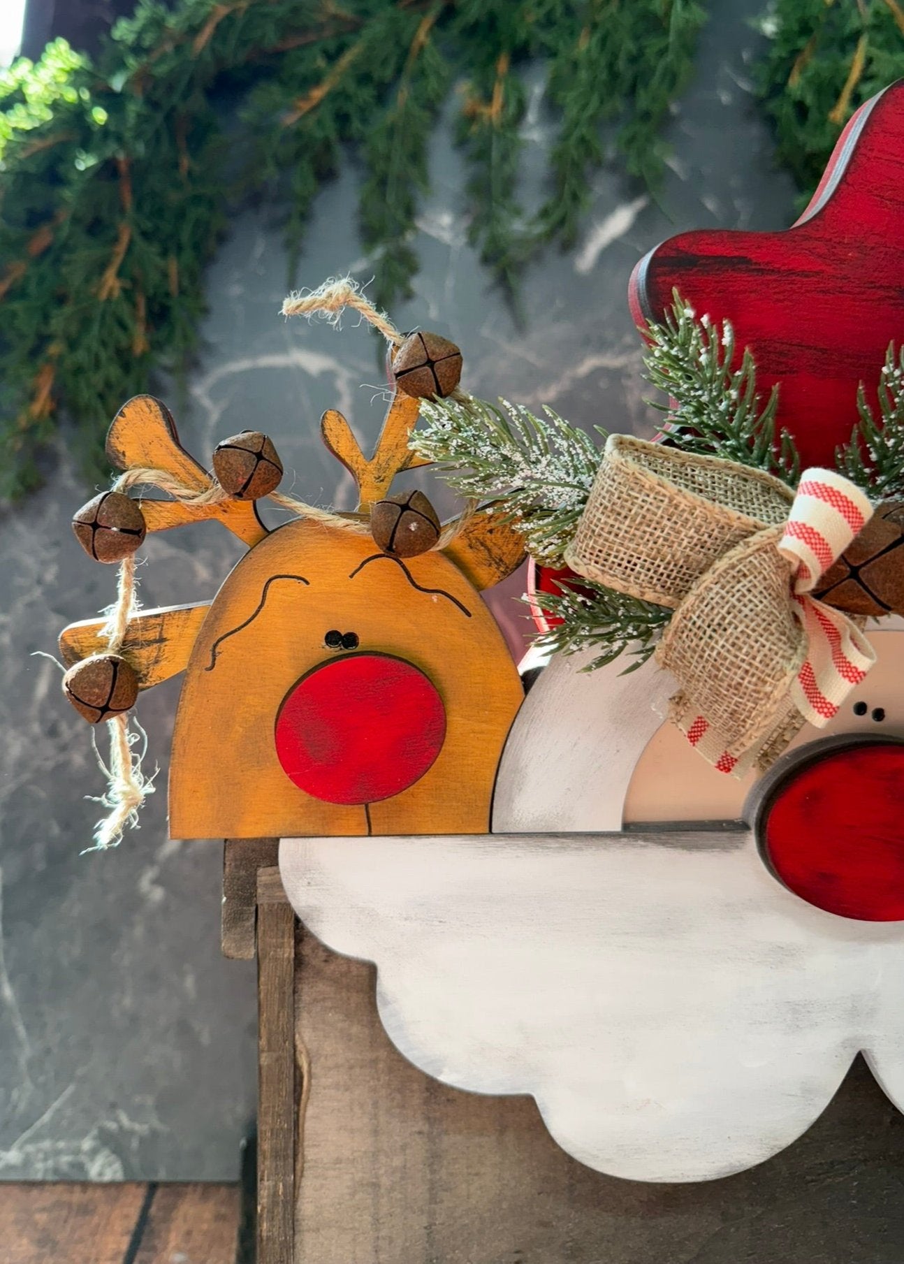 Santa & Friends Shelf Sitter - Nifty Decor & More